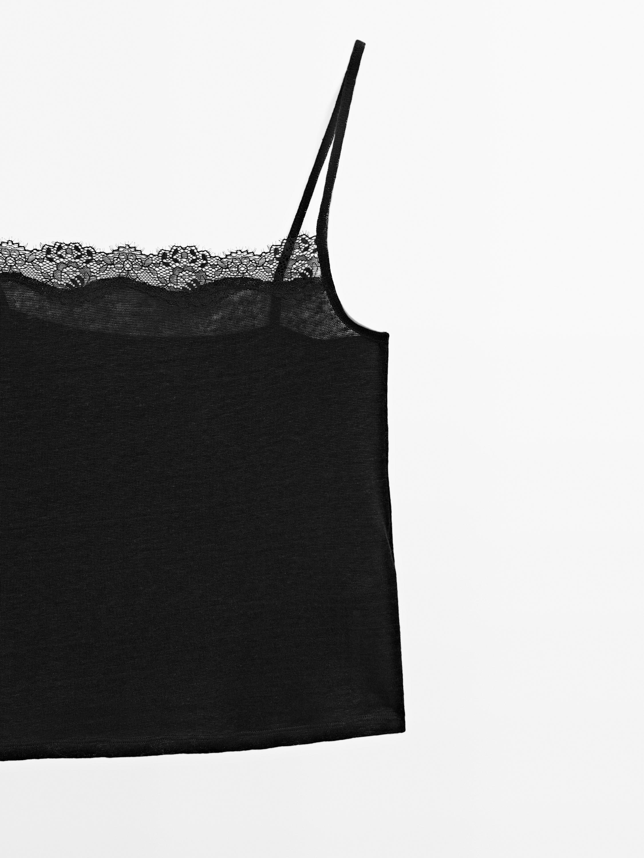 Top tirantes detalle encaje