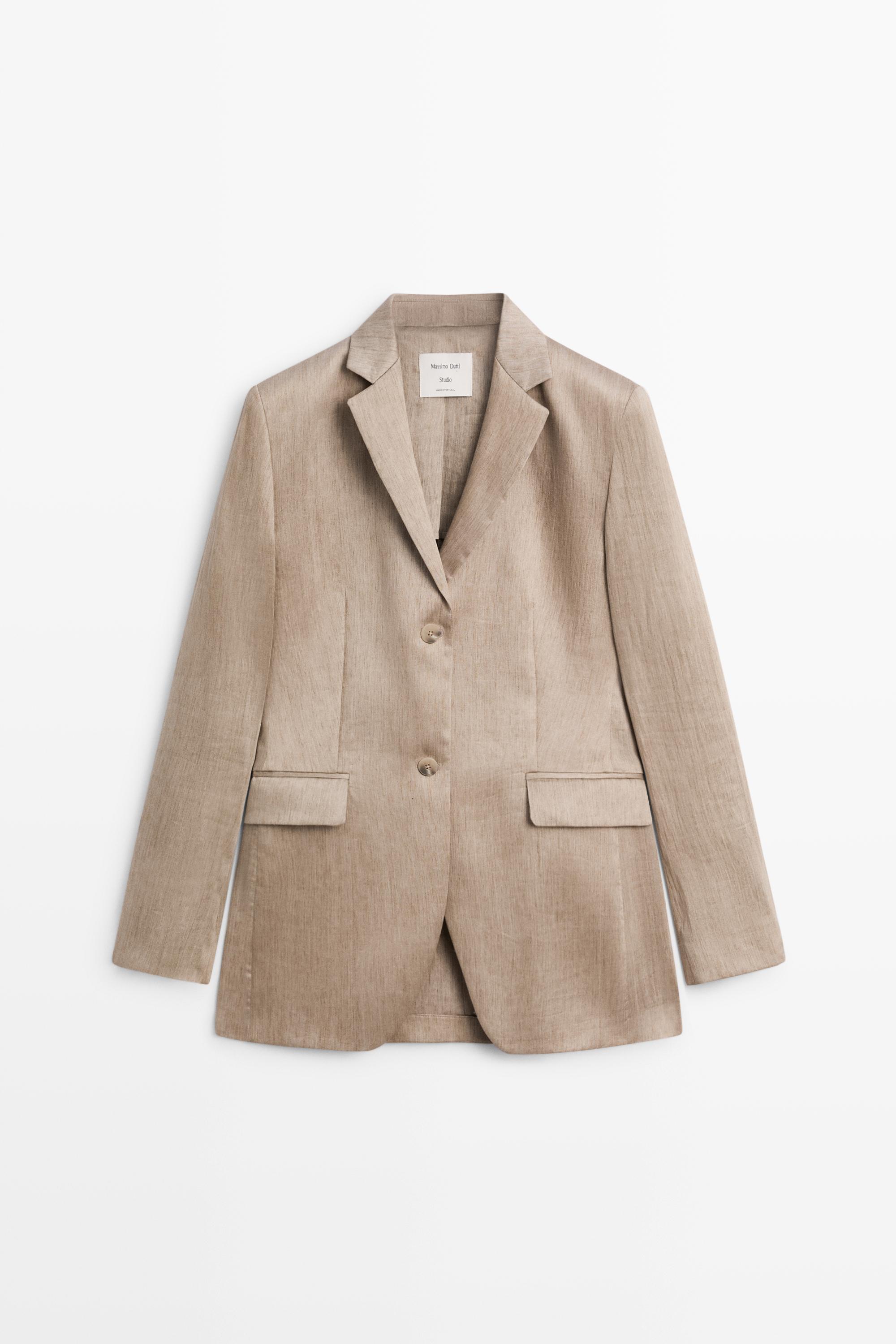 Fluid satin blazer - STUDIO