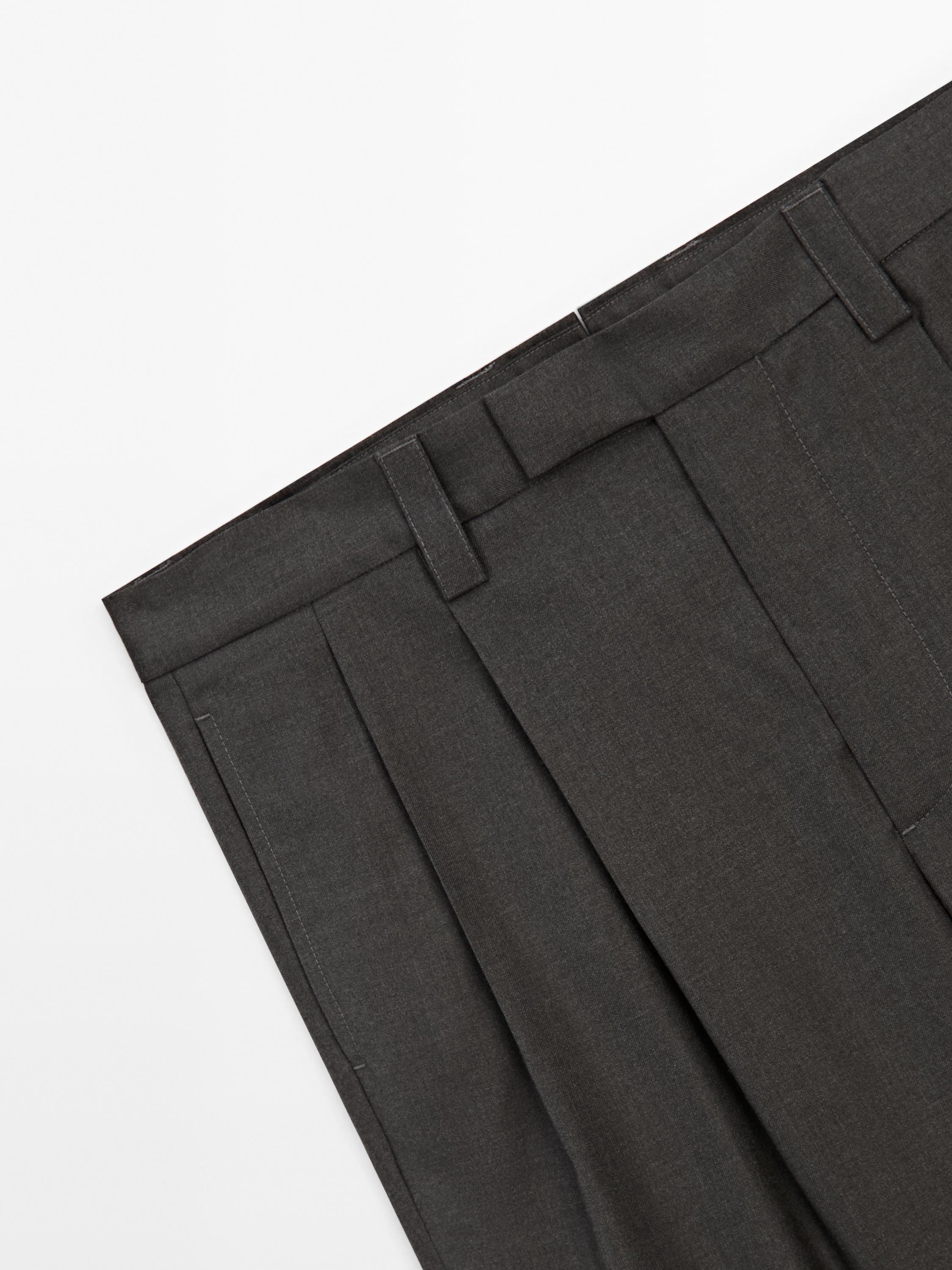 Pantalón pinzas wide fit