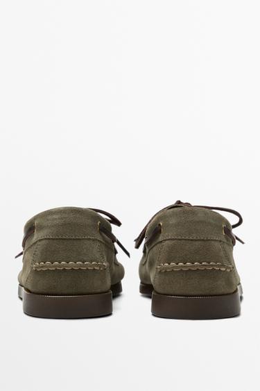Leather boat shoe — BOTTLE 6