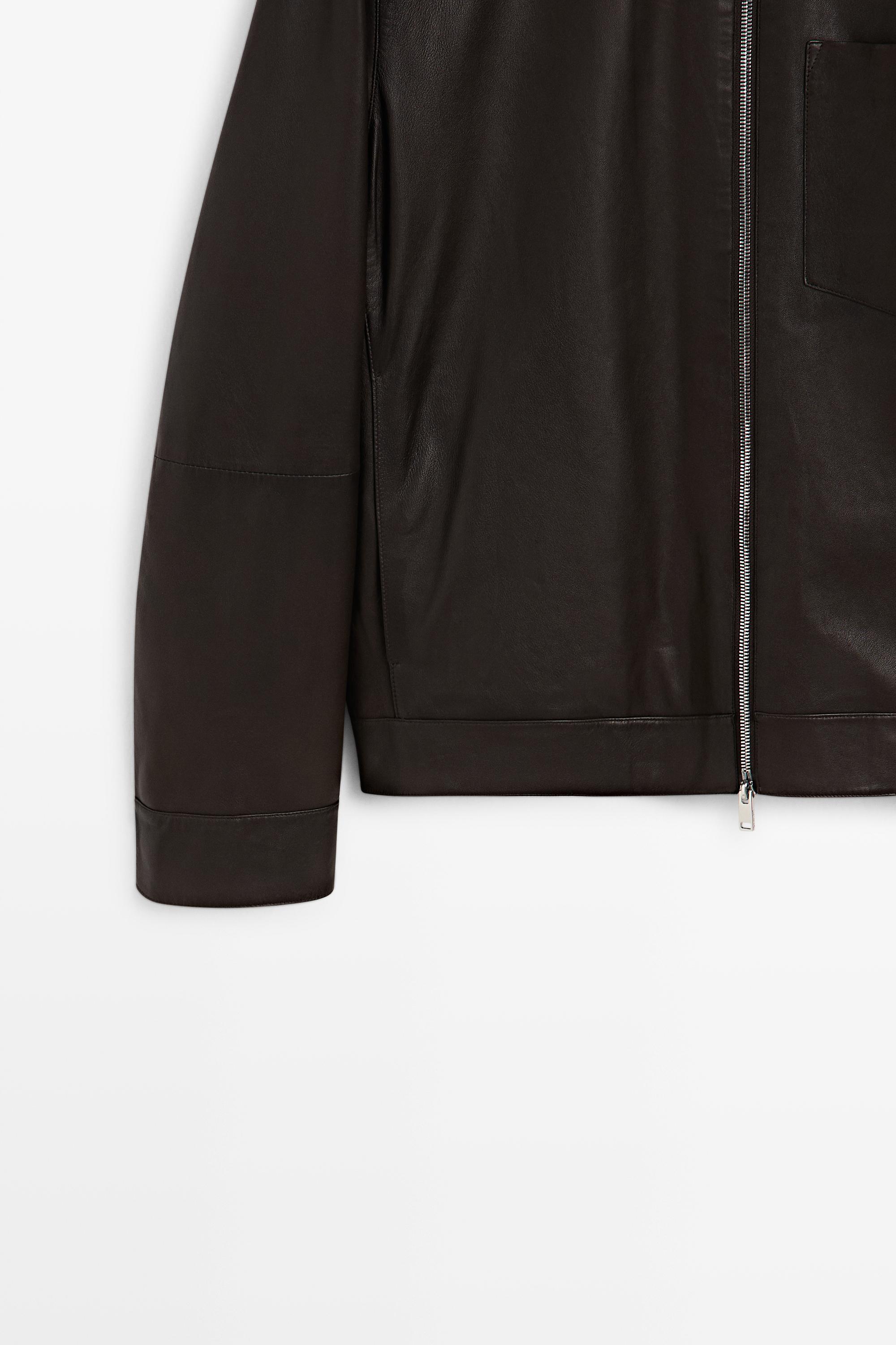 Men's Leather Jackets - Massimo Dutti - US