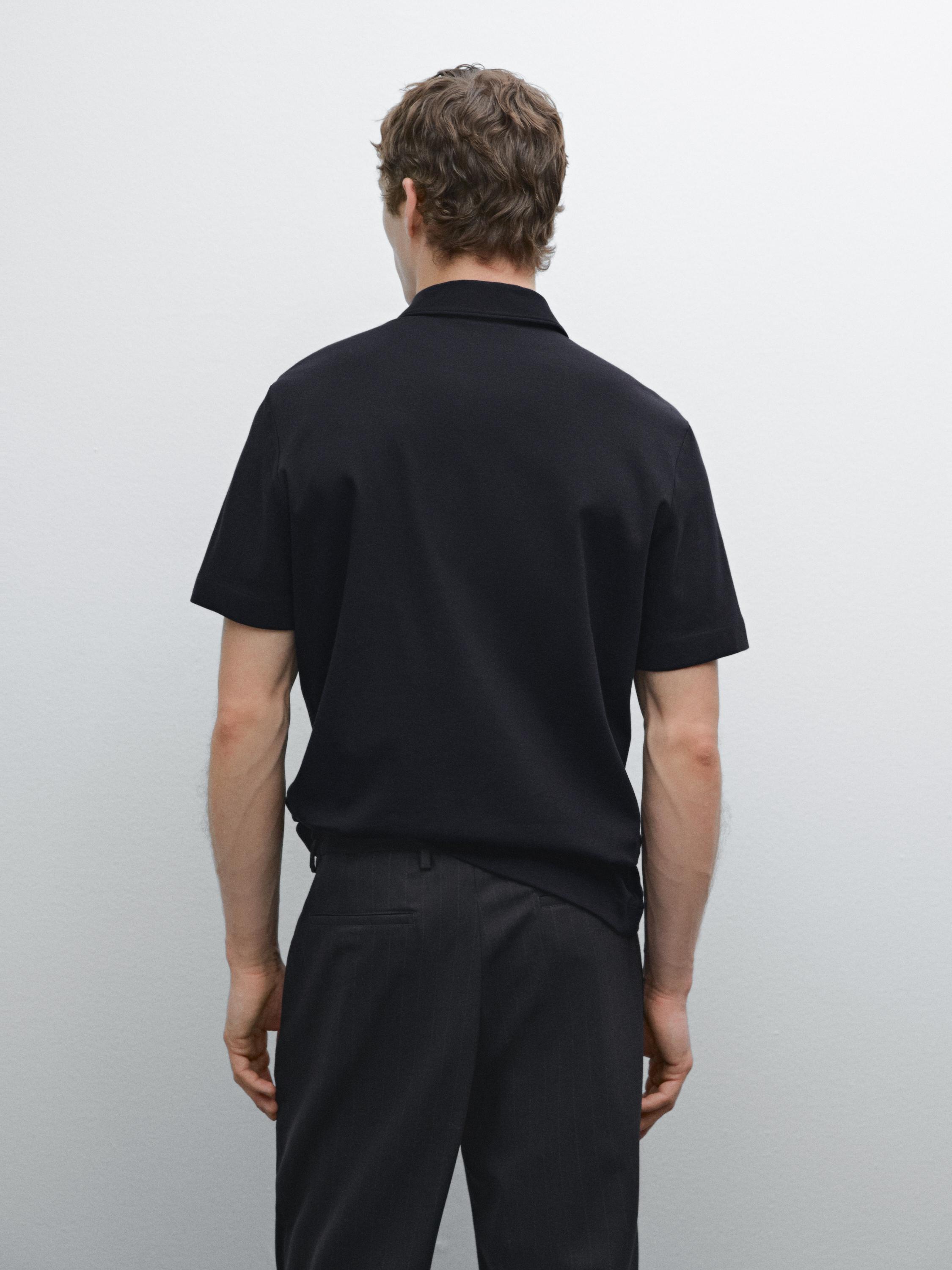 100% cotton short sleeve polo shirt