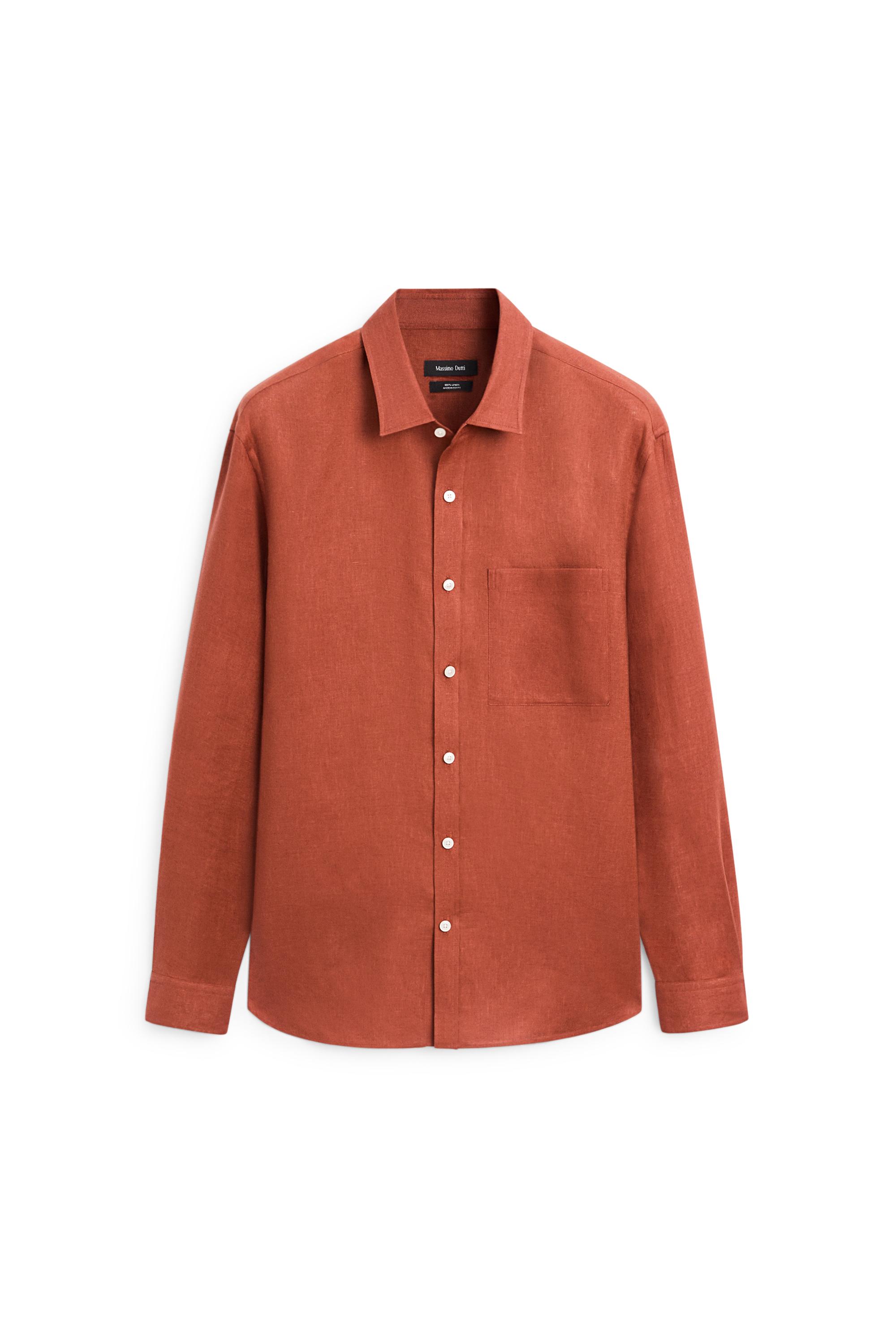 mens burnt orange dress shirt DM SIGNATURE SILK Designed by Daniel Ellissa Men's Burnt Orange Dress Shirt