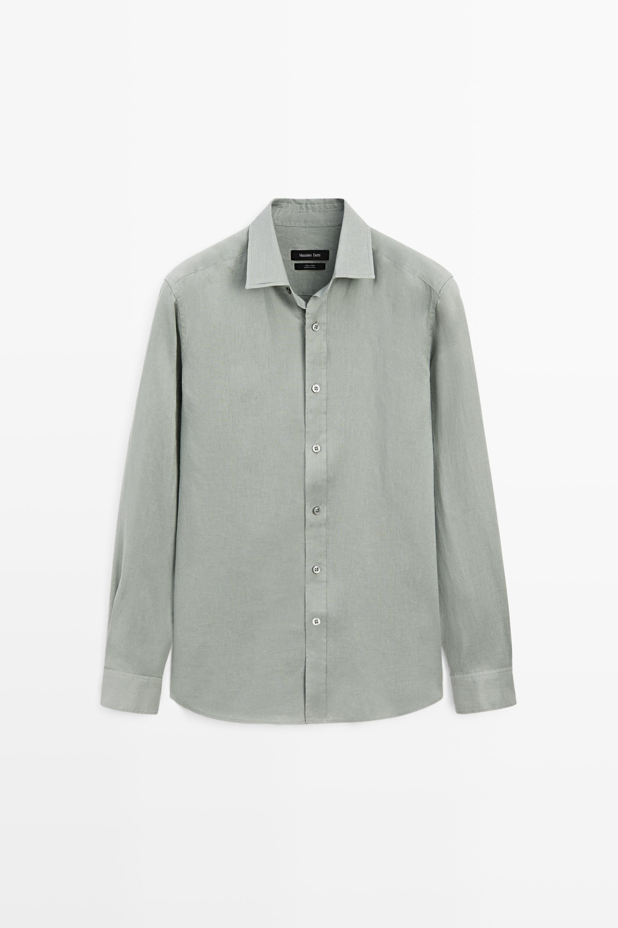 Men's Slim Fit Shirts - Massimo Dutti - US Men's Slim Fit Shirts - Massimo Dutti - US