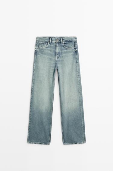 High-waist wide-leg jeans — BLUE 2