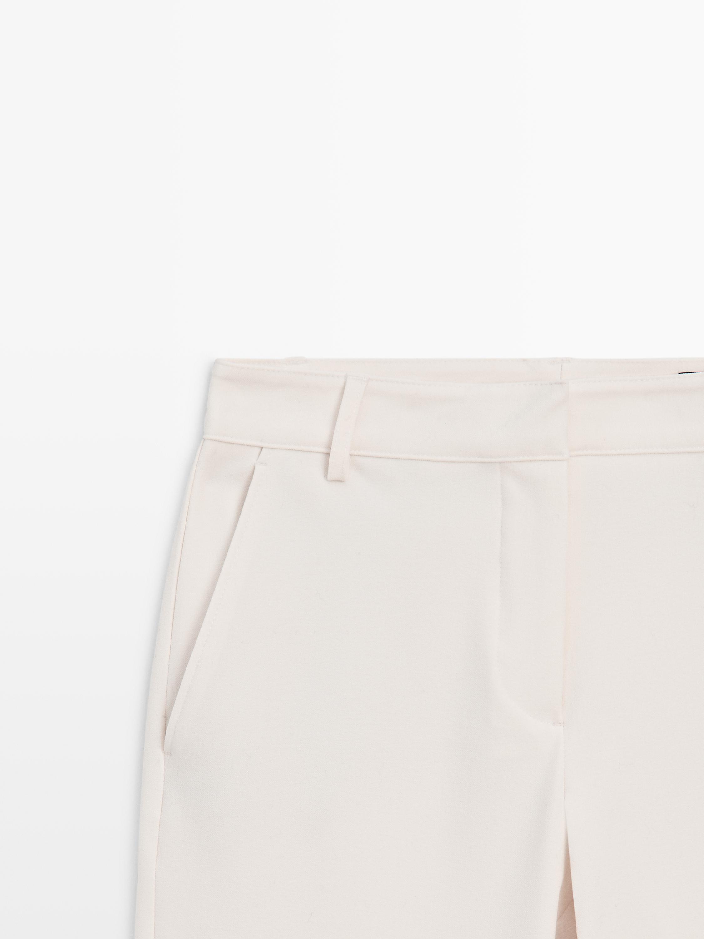 Straight-leg technical trousers — Off white