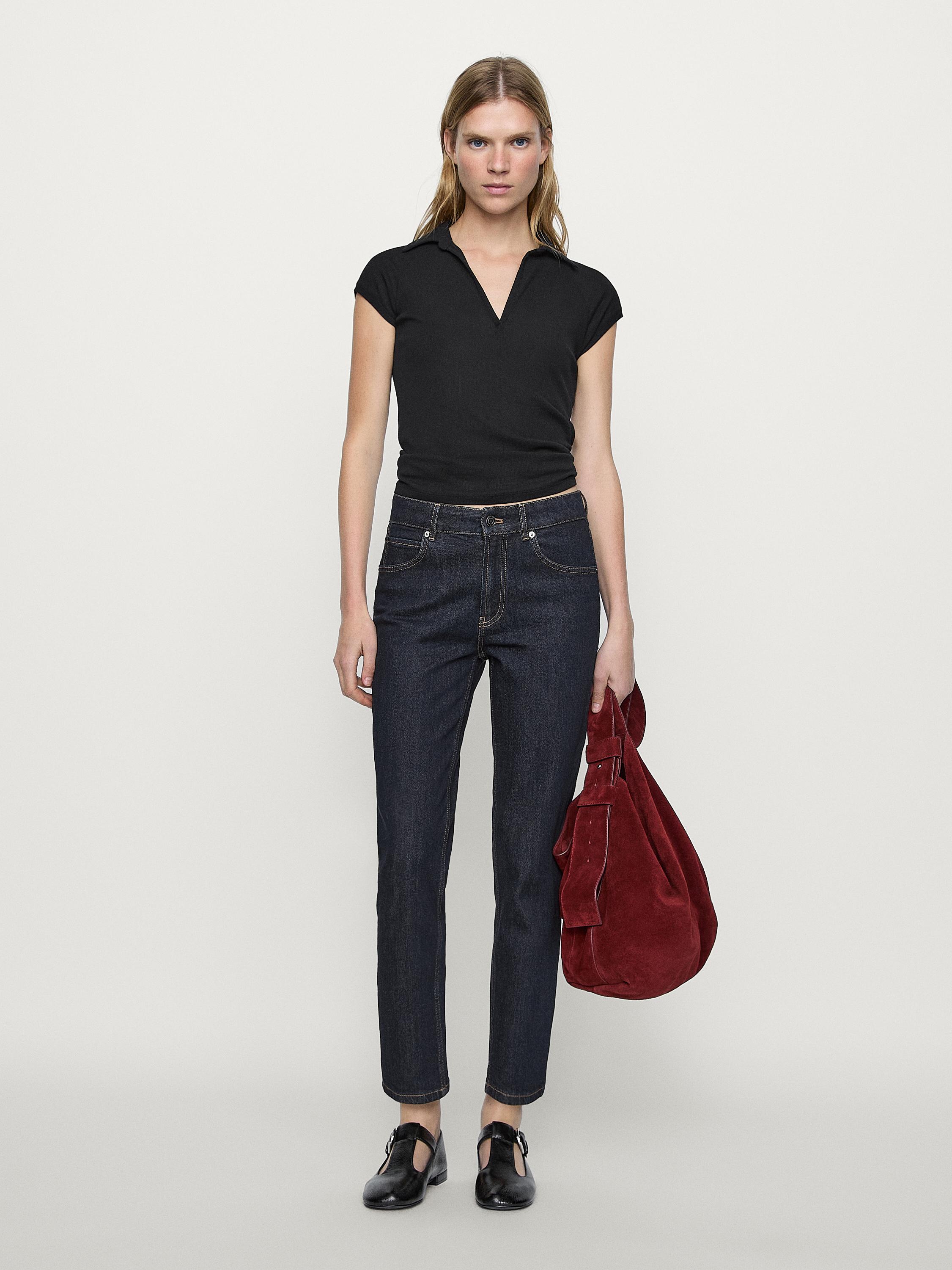 Mid-rise slim fit jeans