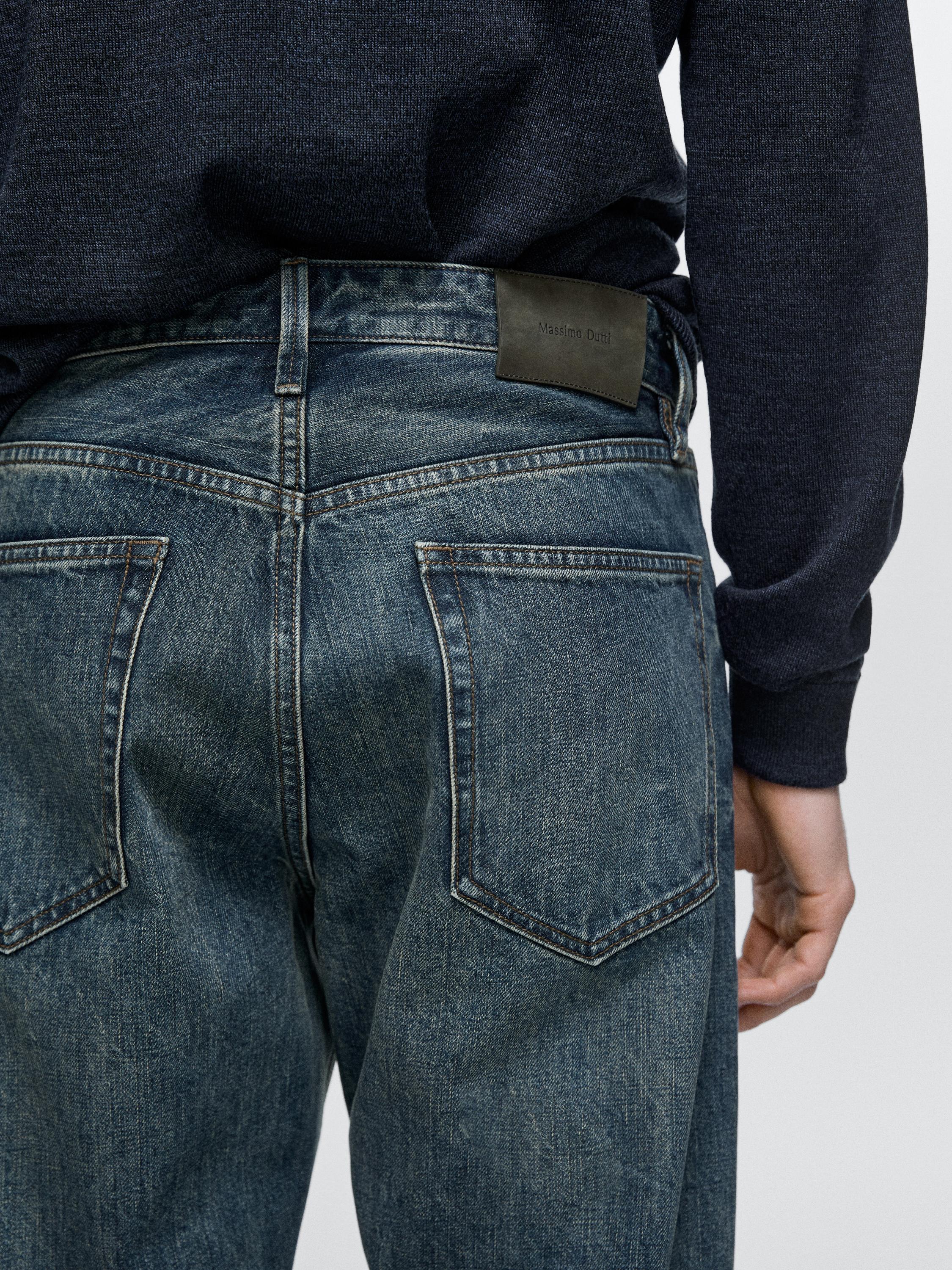 Selvedge fit jeans — MEDIUM BLUE