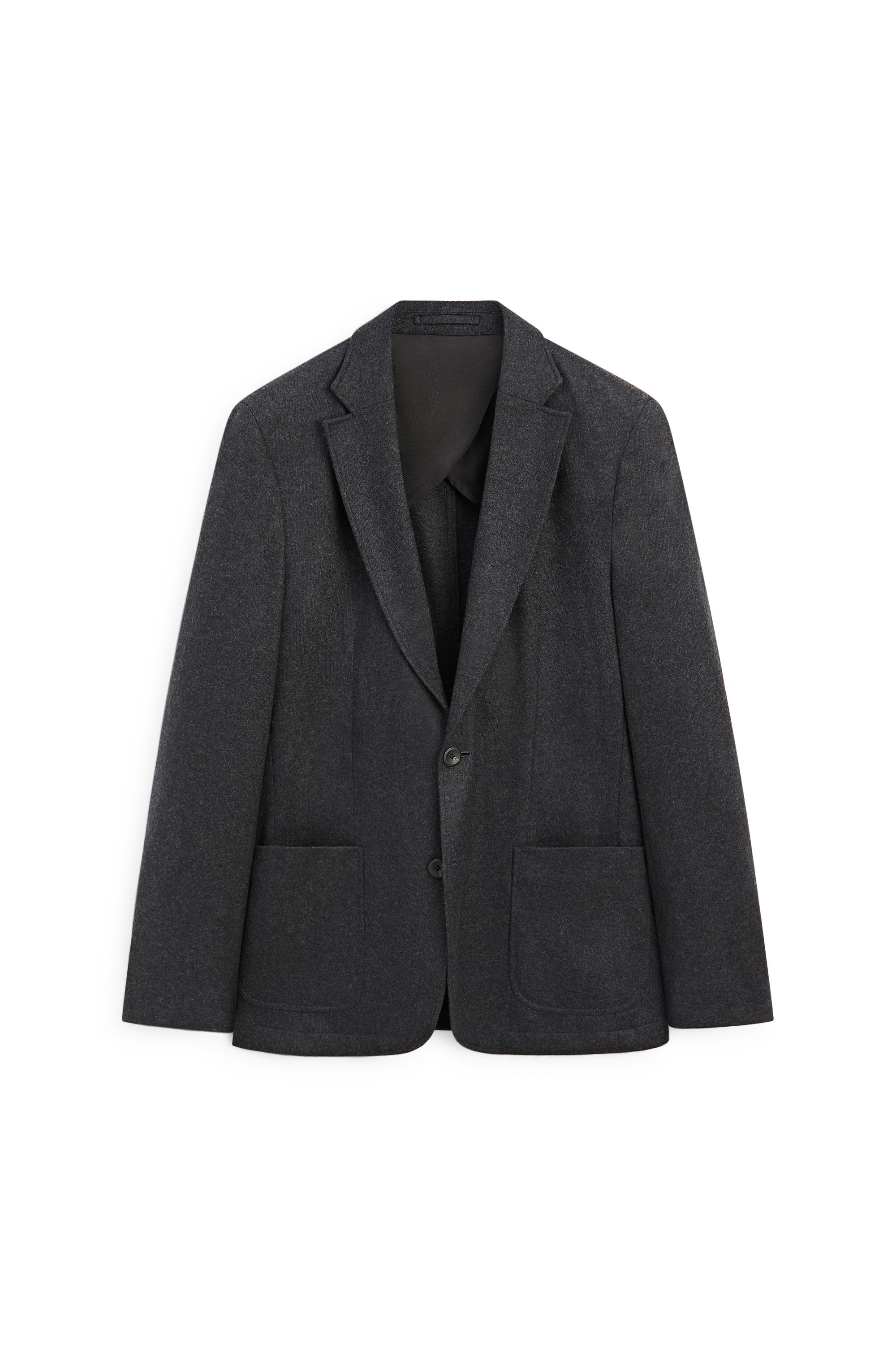 100% wool total look blazer — GREY