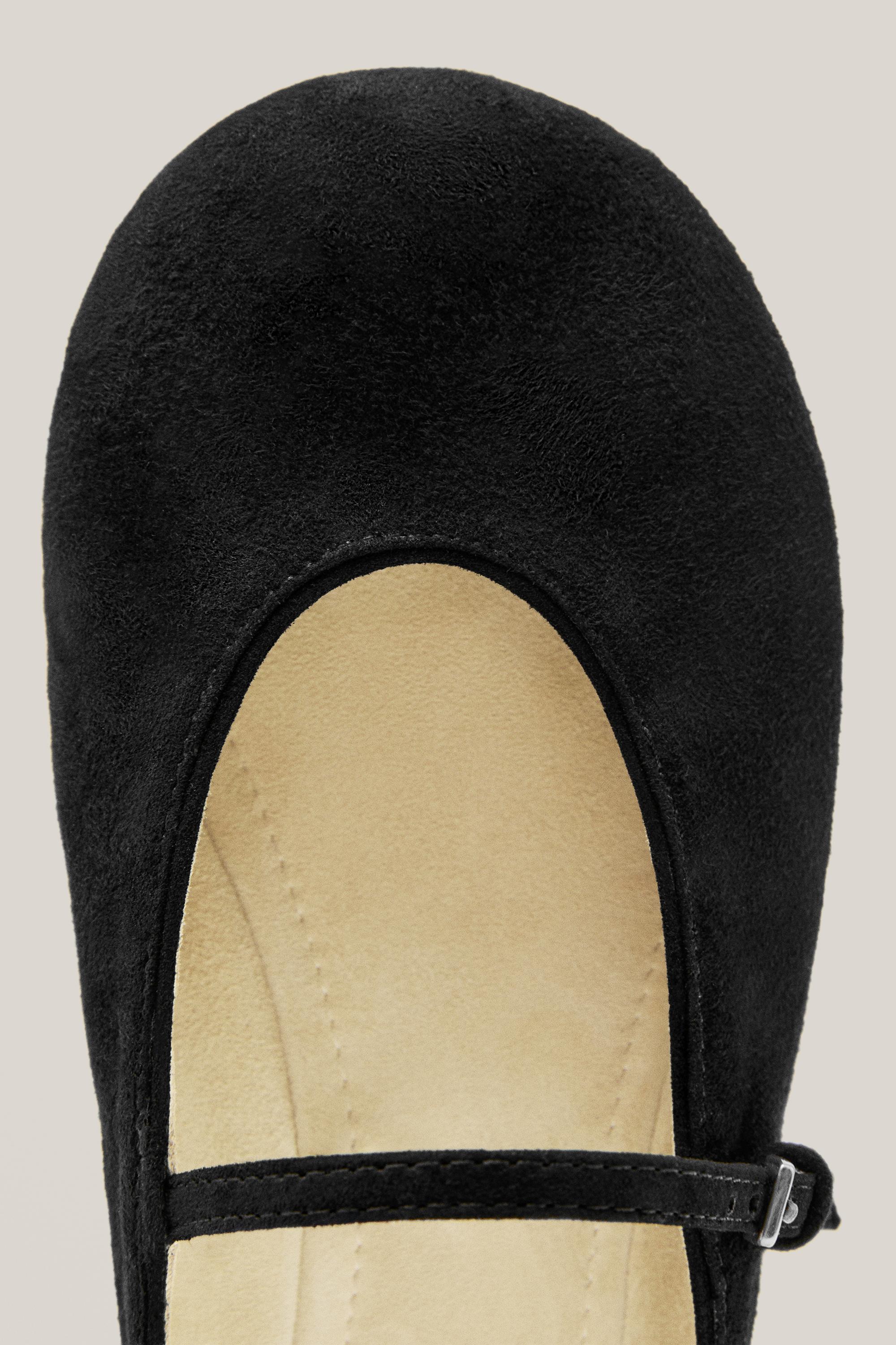 Soft leather mule ballet flats - Limited Edition — BLACK