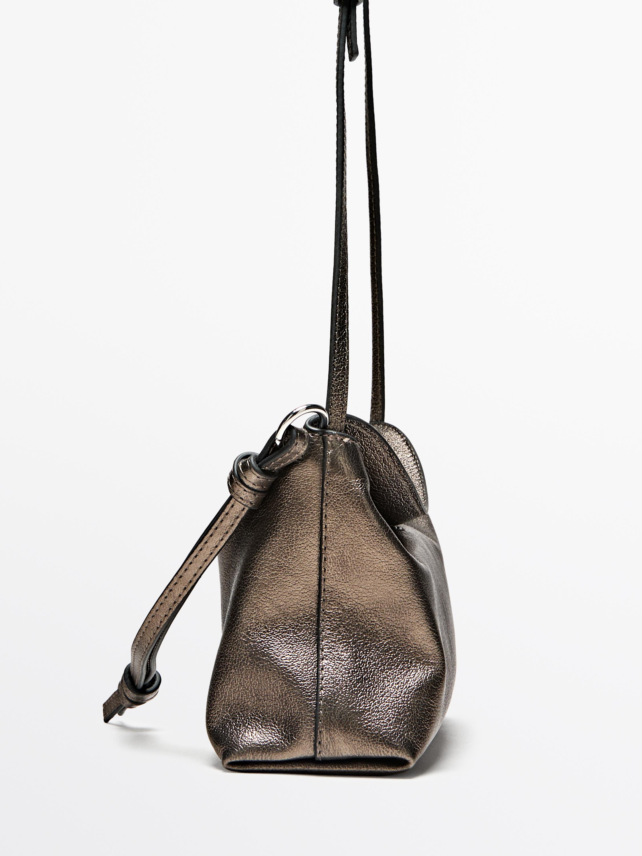 Pouch-Umhängetasche aus Nappaleder