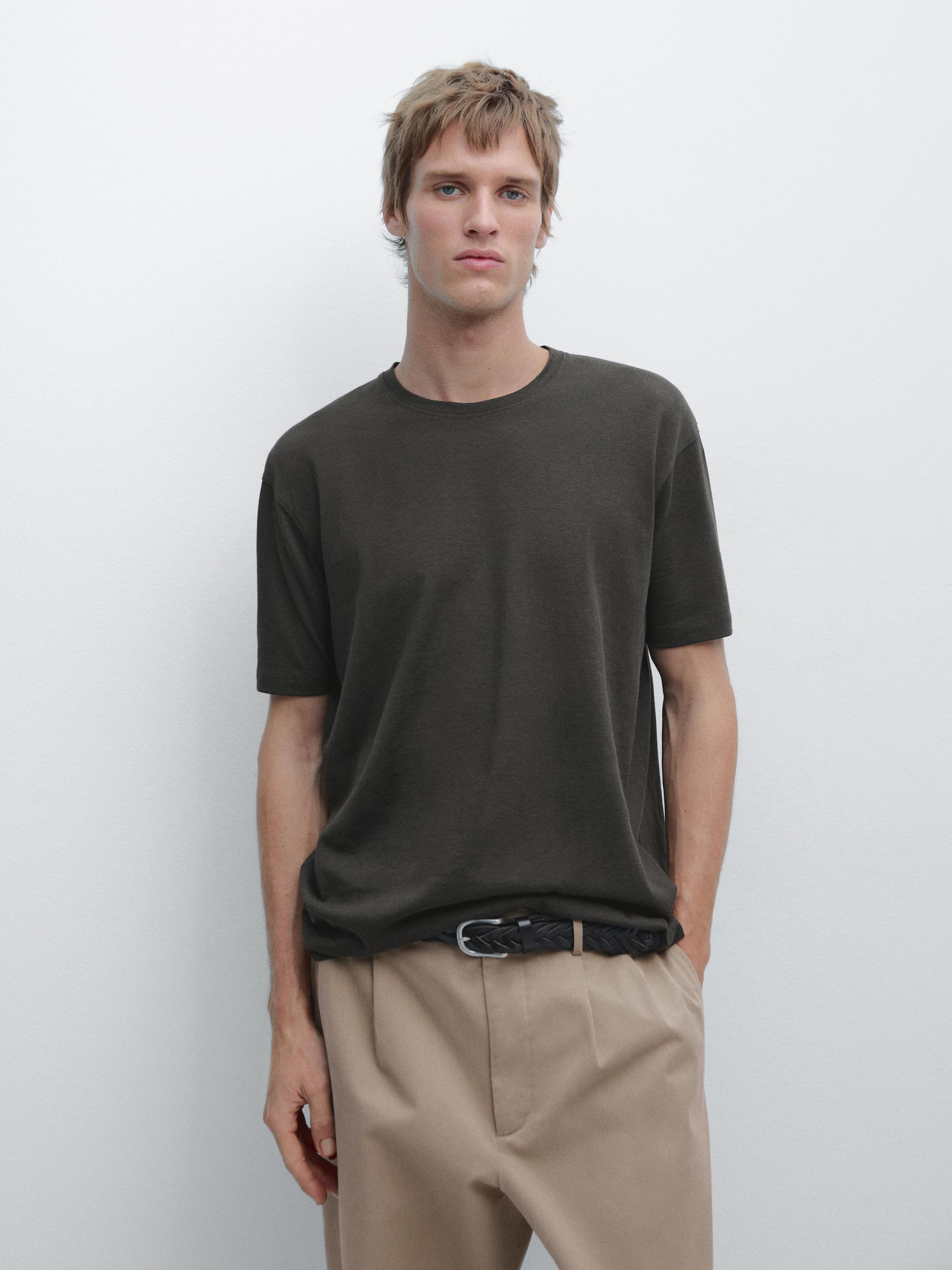 Футболка из смесового хлопка