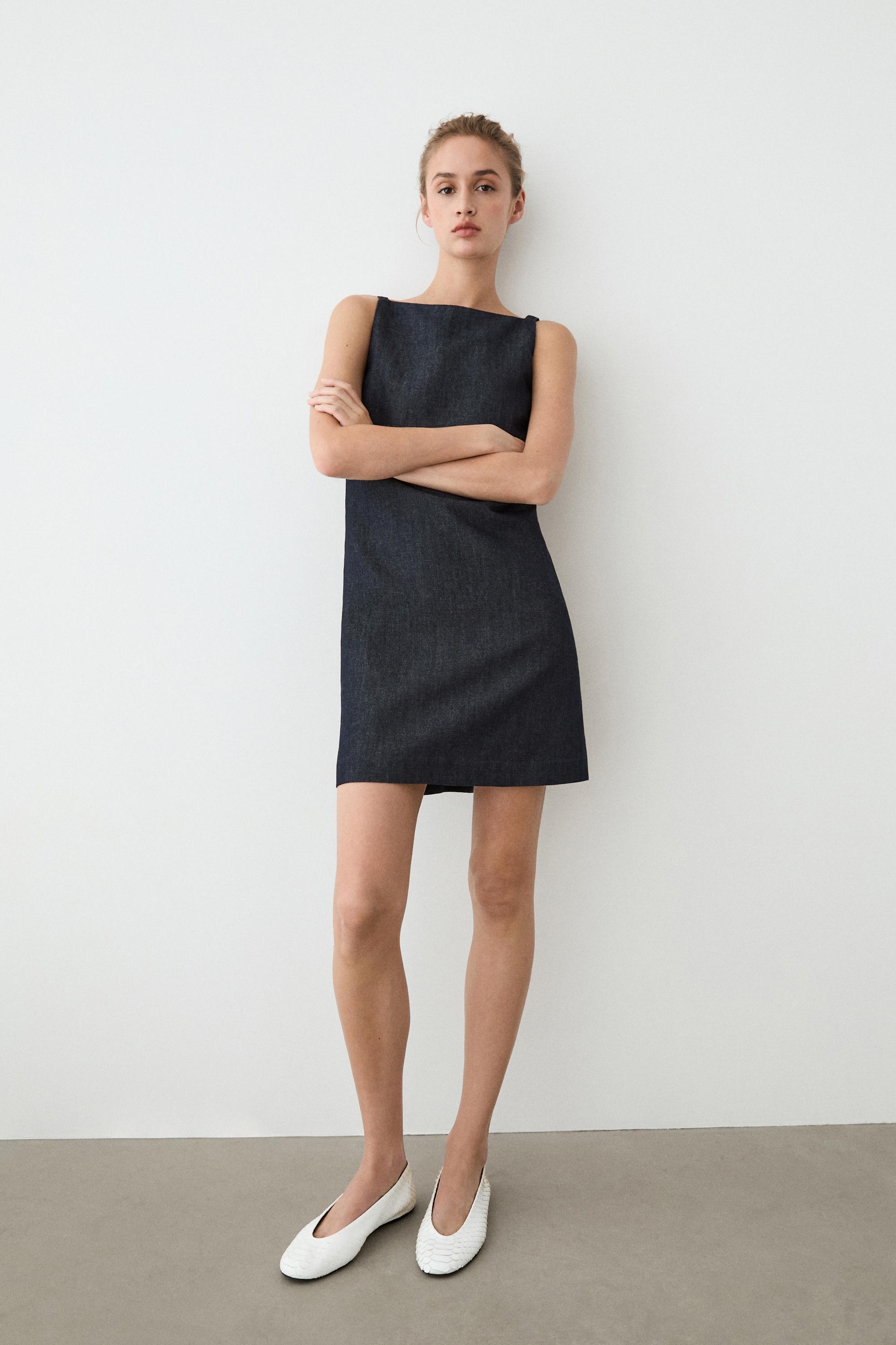 Váy mini denim