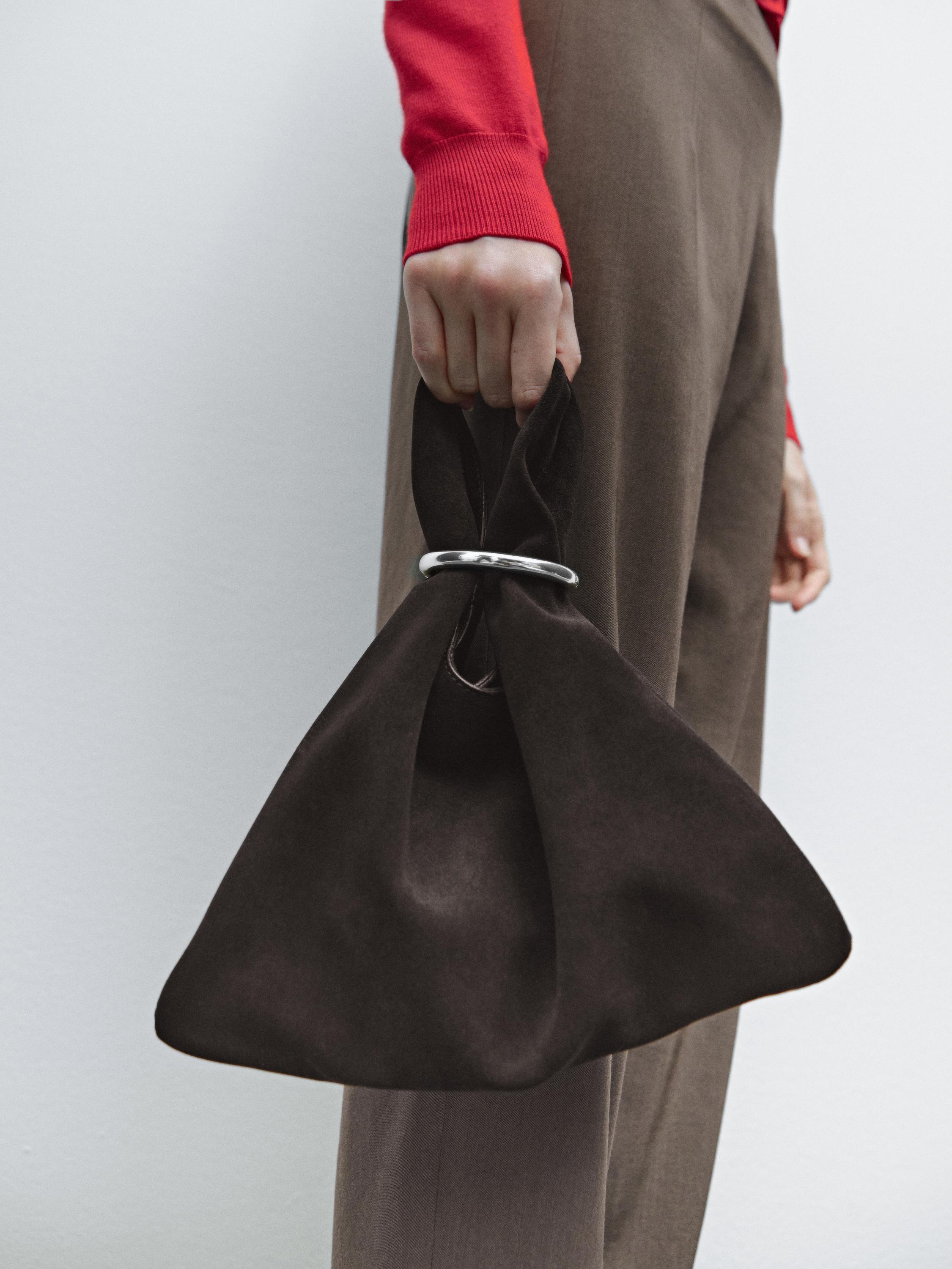 【MassimoDutti】ミニレディスエードバッグ 6910/604 MassimoDutti】ミニレディスエードバッグ 6910/604