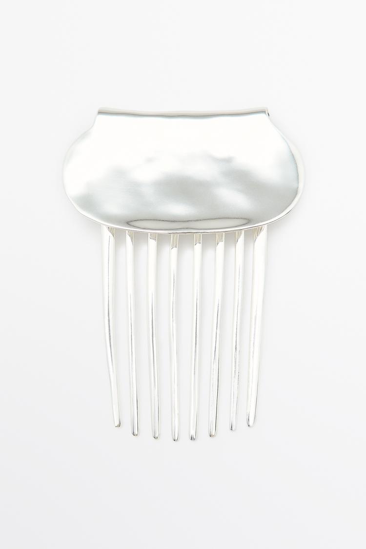 Metal comb — SILVER