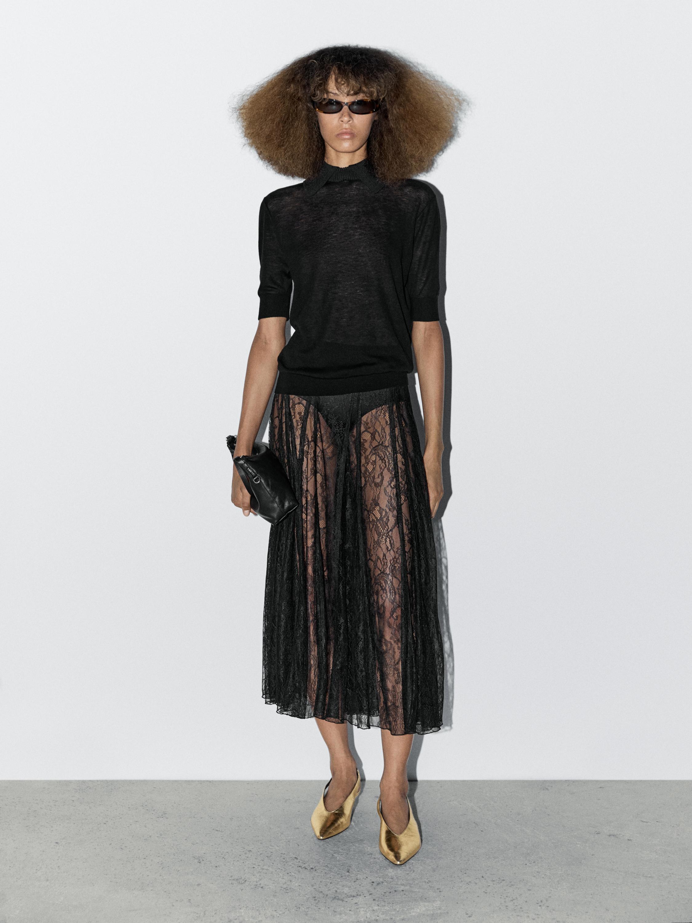 Pulover s ovratnikom s reverima i kratkim rukavima – STUDIO