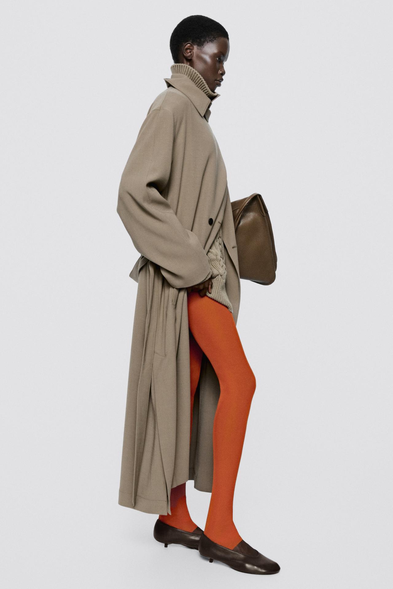 Large nappa leather flap bag - LIMITED EDITION — PALE KHAKI