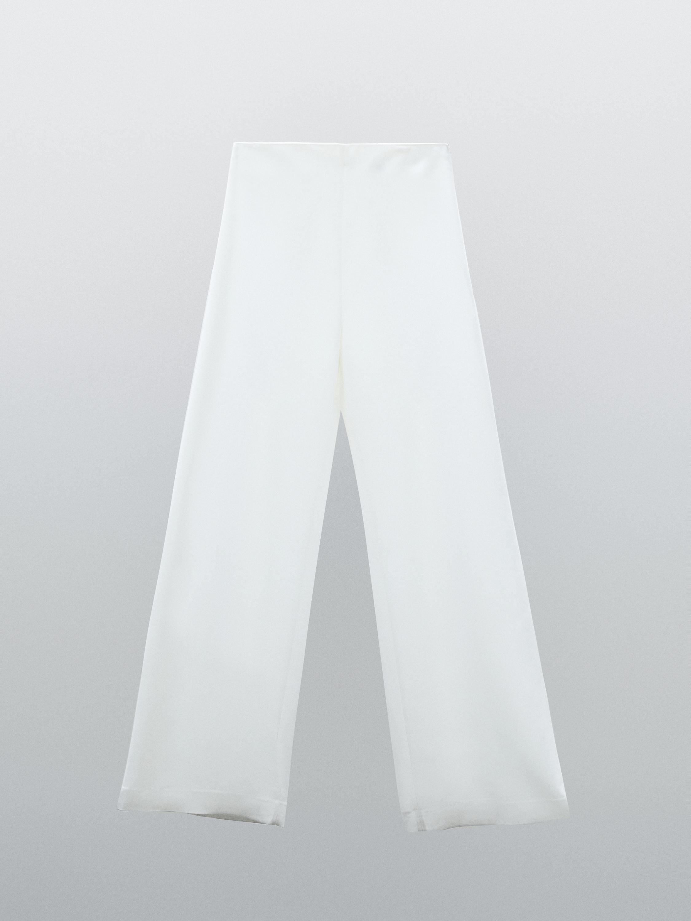Pantaloni palazzo cu talie înaltă - STUDIO