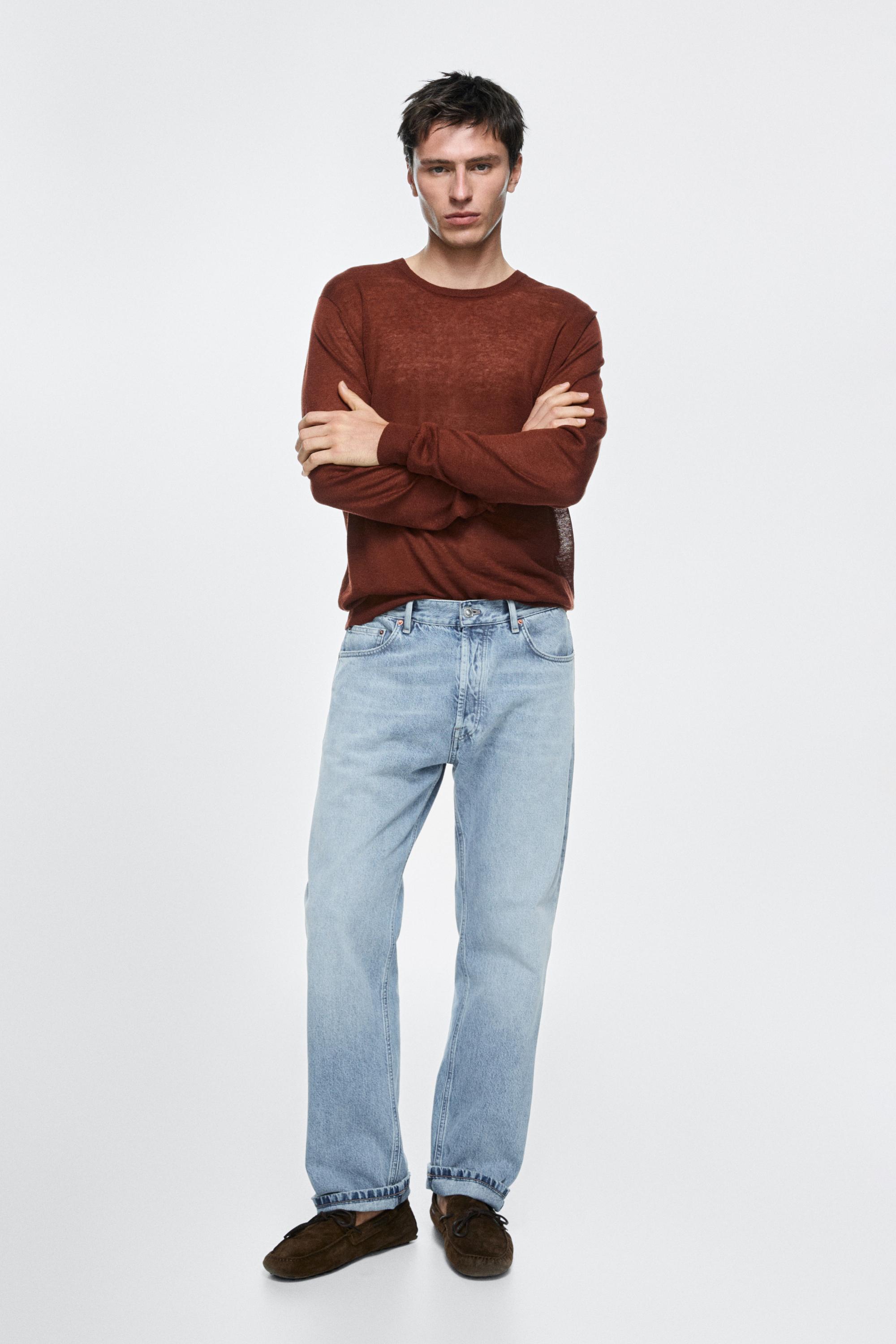 Straight-leg jeans
