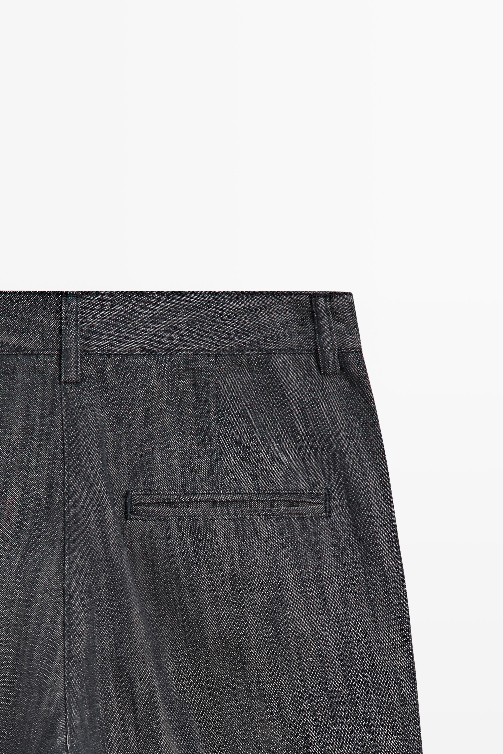 Cropped flare pants — INDIGO (alternate view)