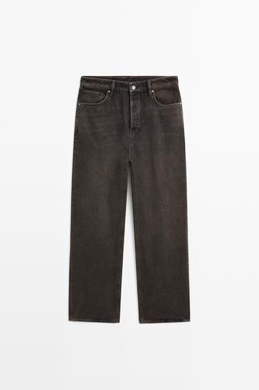 Wide-leg jeans — DARK GREY 2