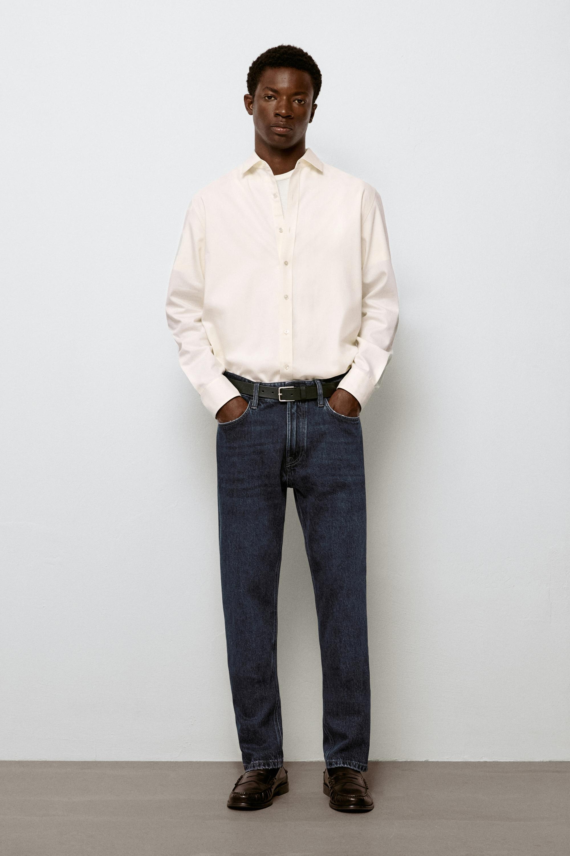 Tapered fit jeans — Dark Blue