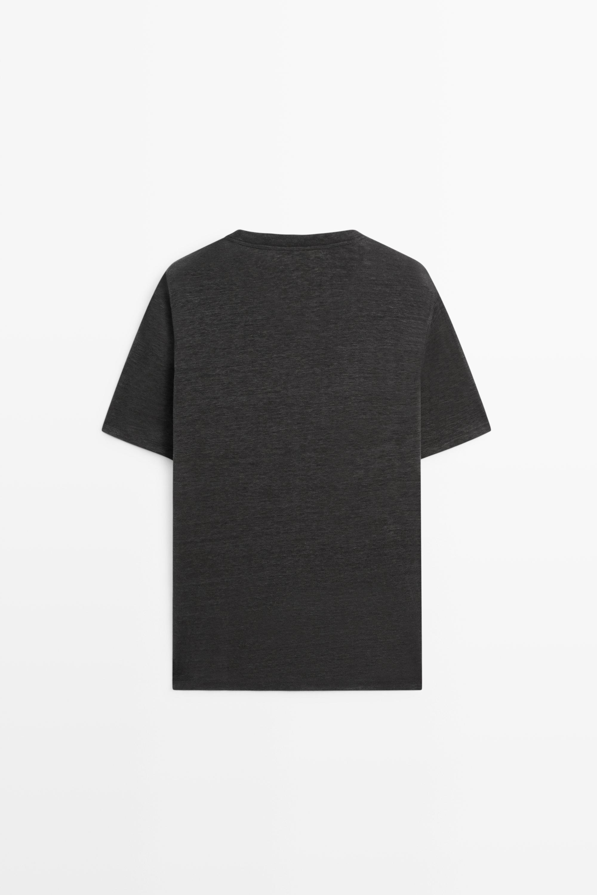 100% linen short sleeve T-shirt - LIMITED EDITION — LEAD