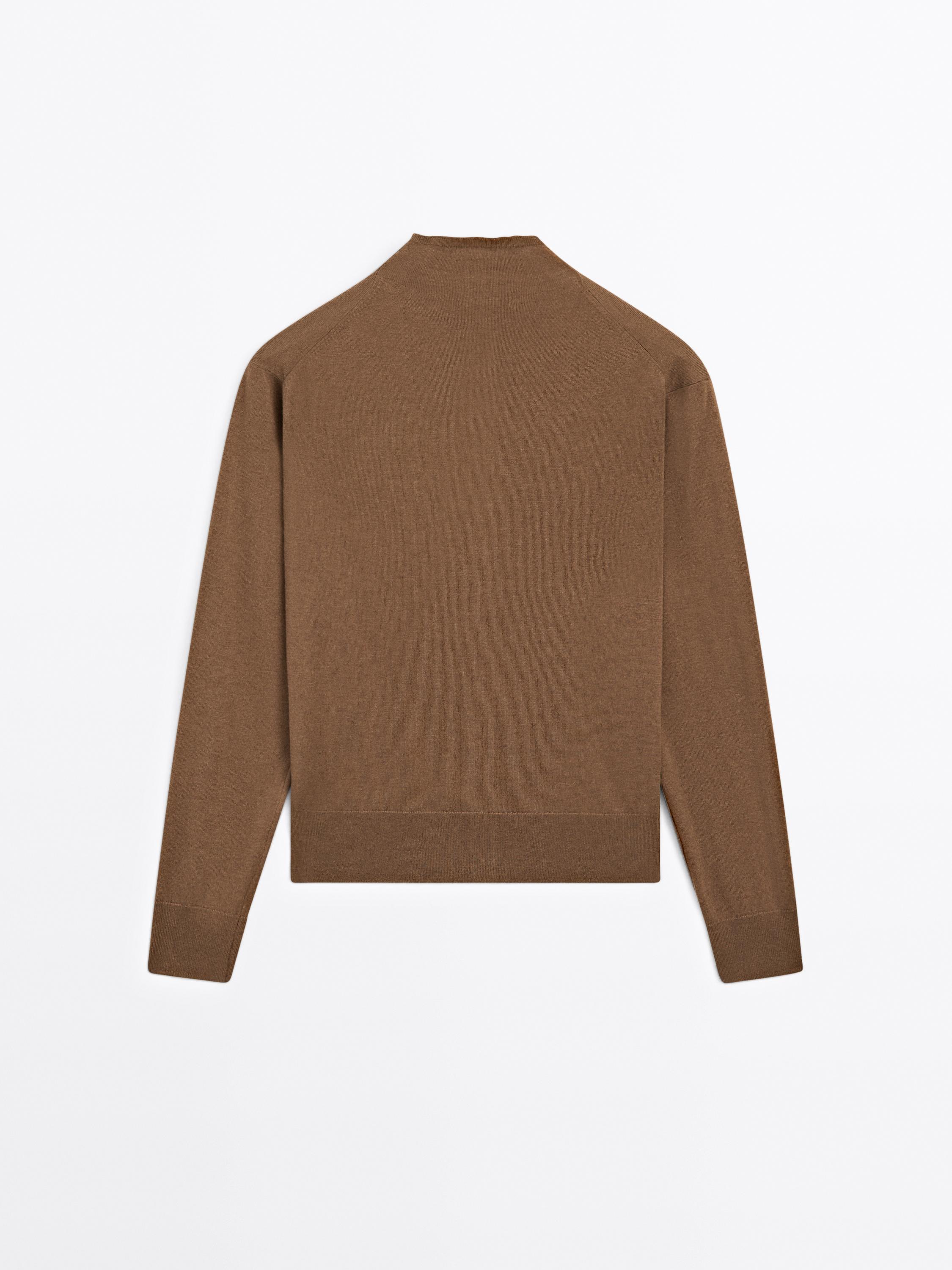 Cardigan à col montant