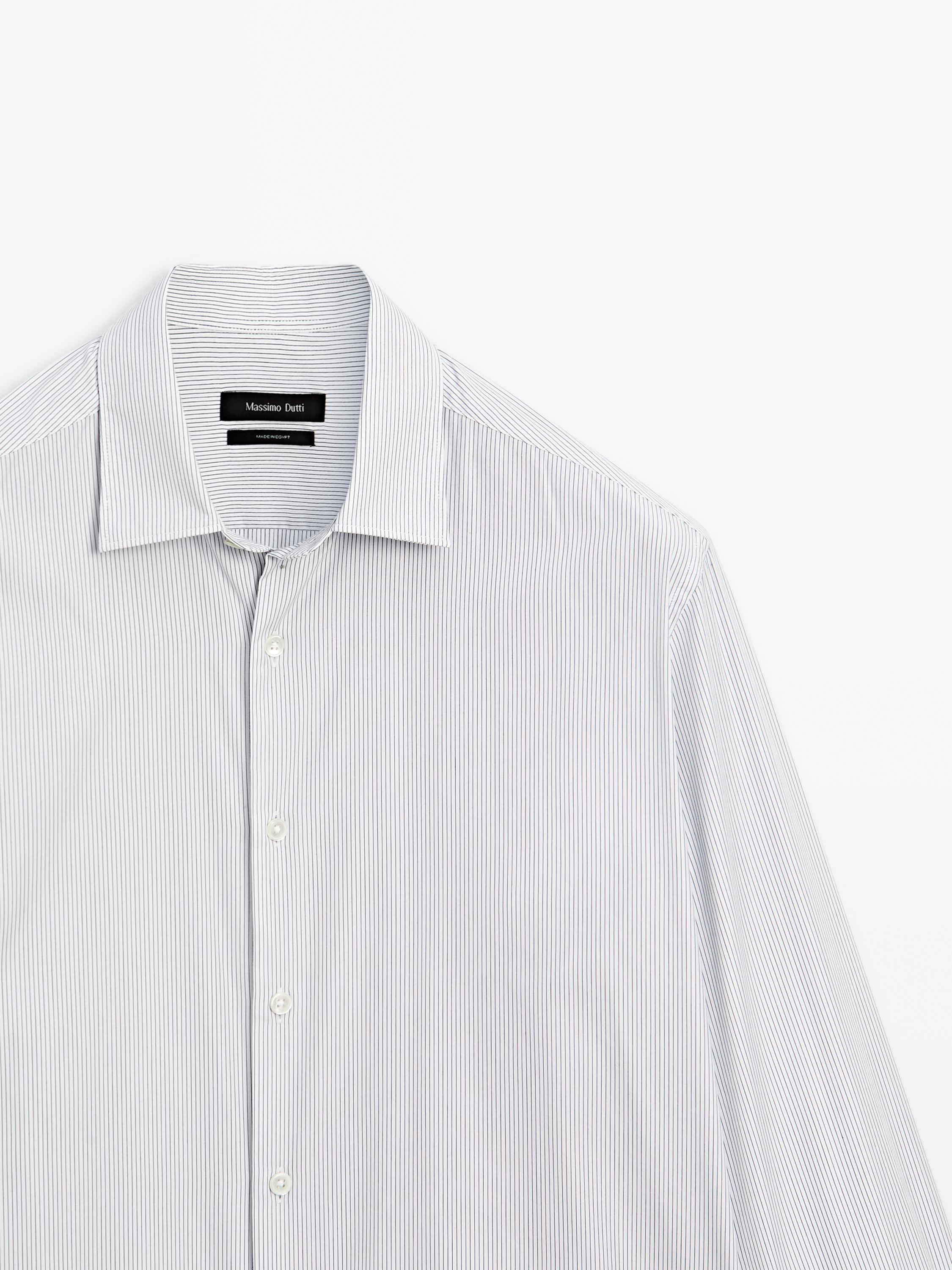 Camisa microraya regular fit