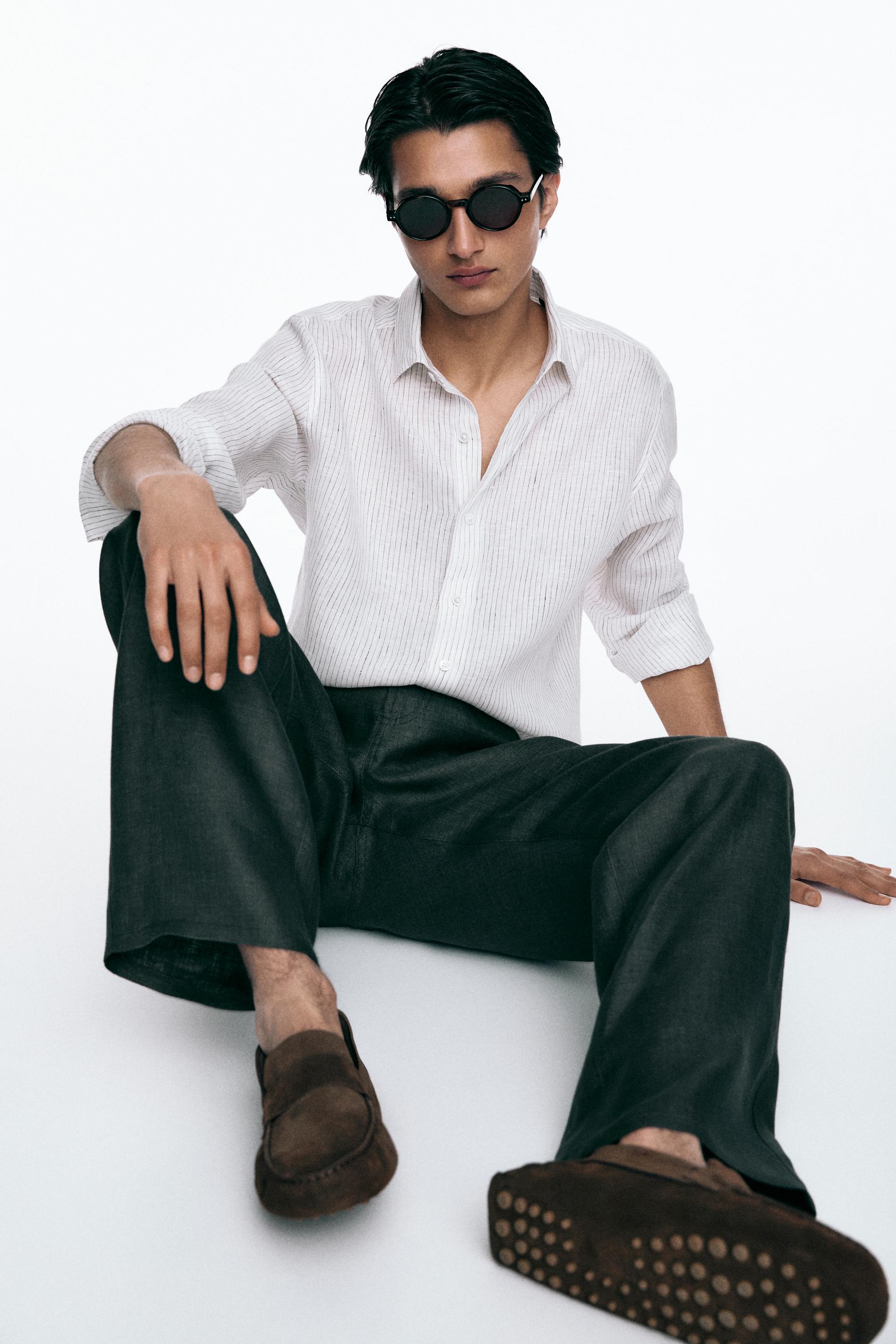 Soft leather ziowa penny loafers — BROWN