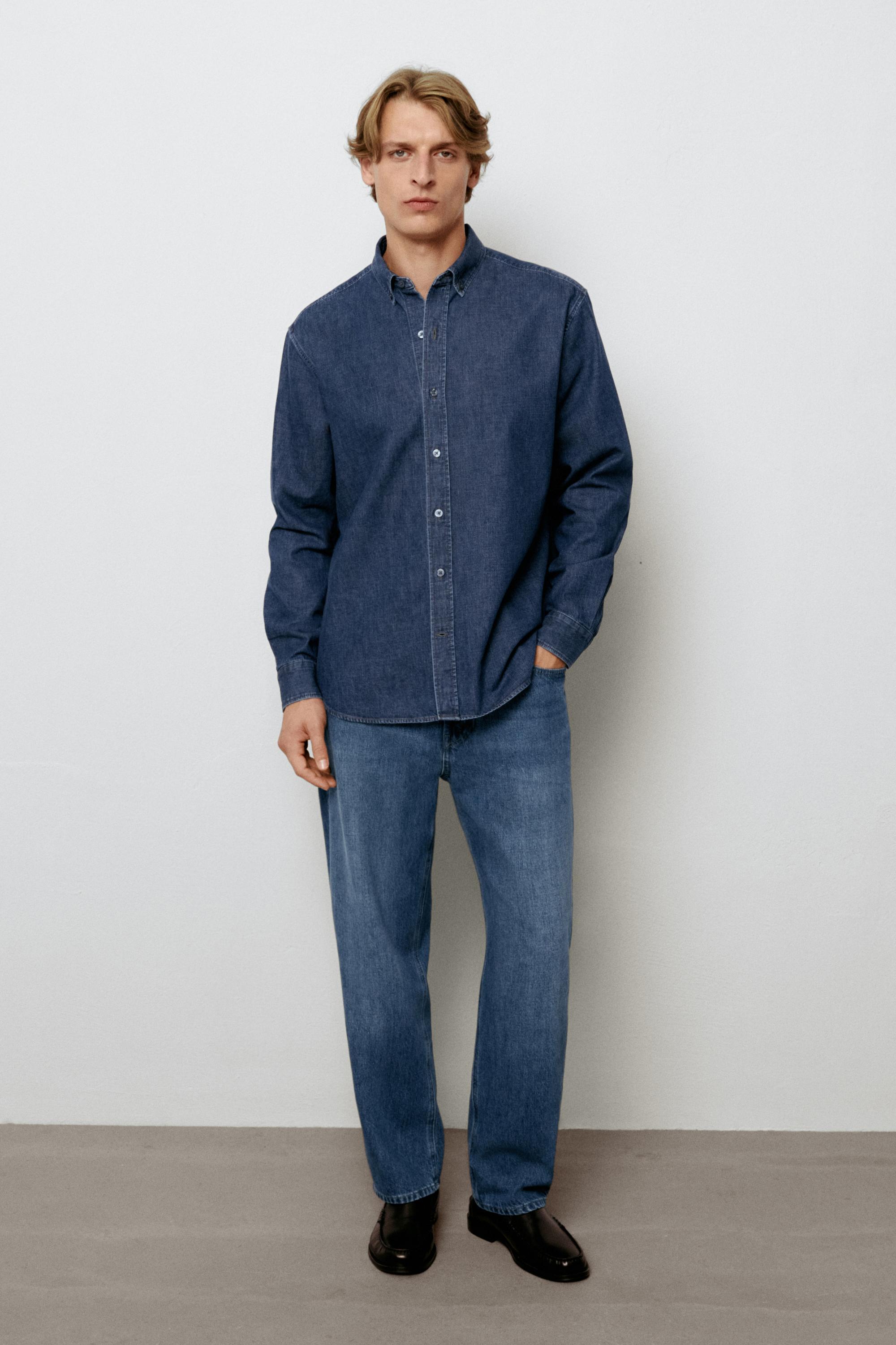 100% Cotton Regular Fit Denim Shirt