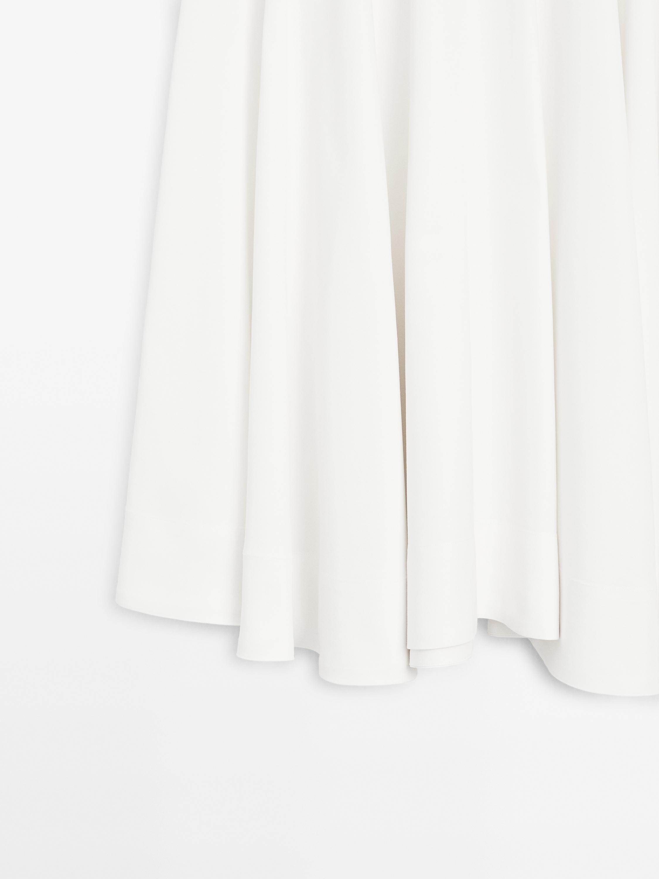 Flowing midi skirt with corset belt detail - Limited Edition