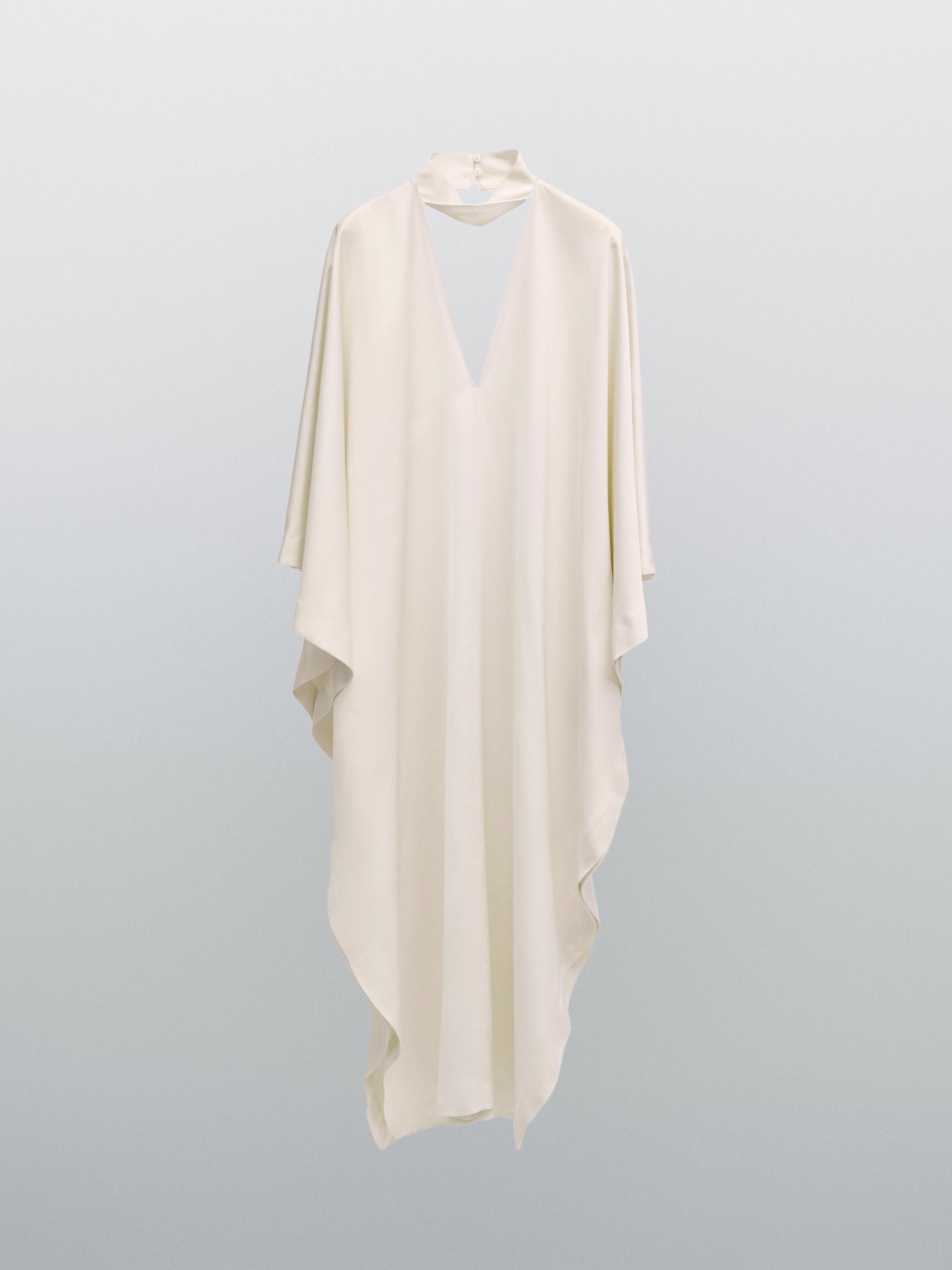 Long satin tunic dress - STUDIO