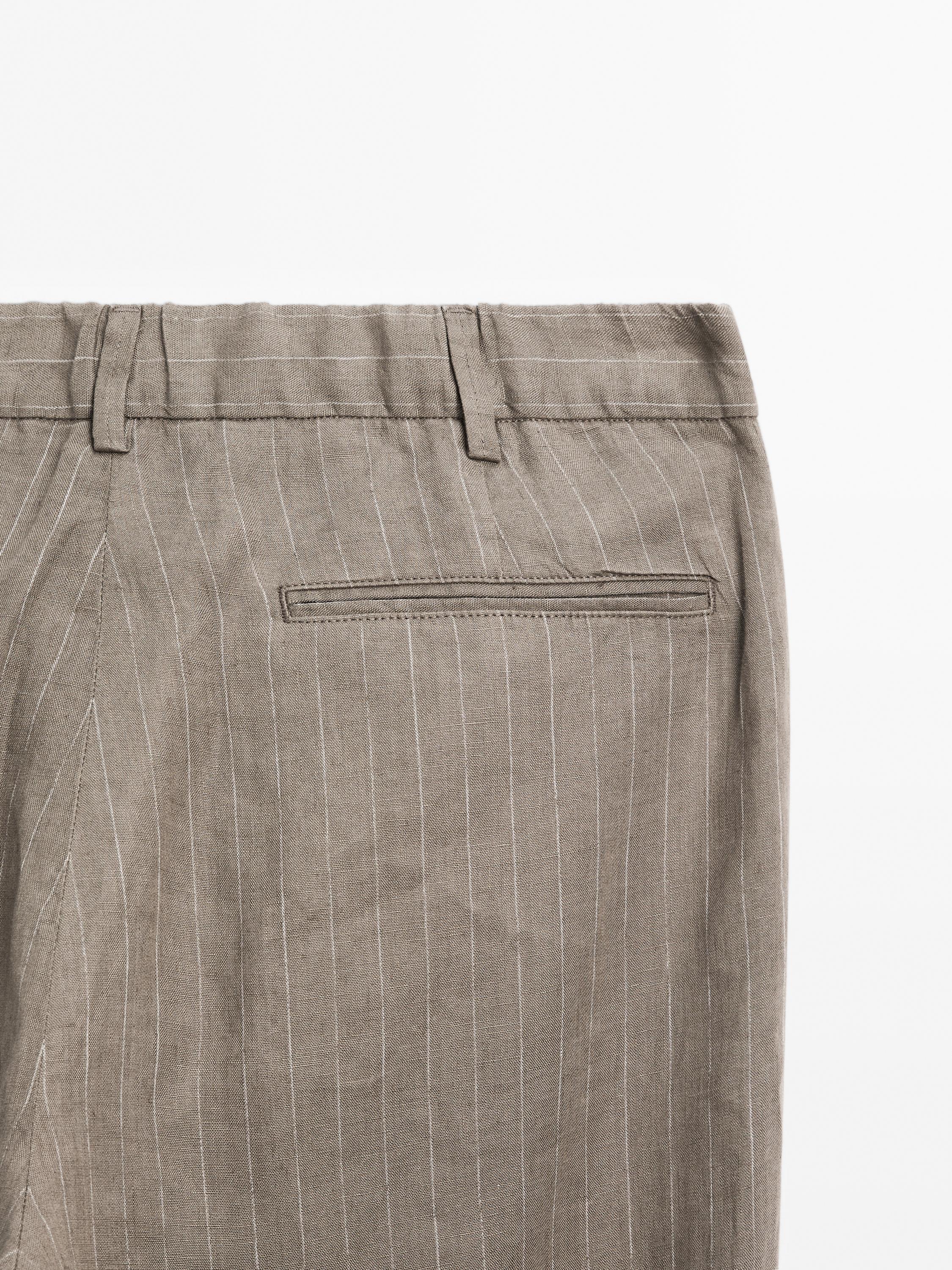 Pantalons ratlles 100% lli