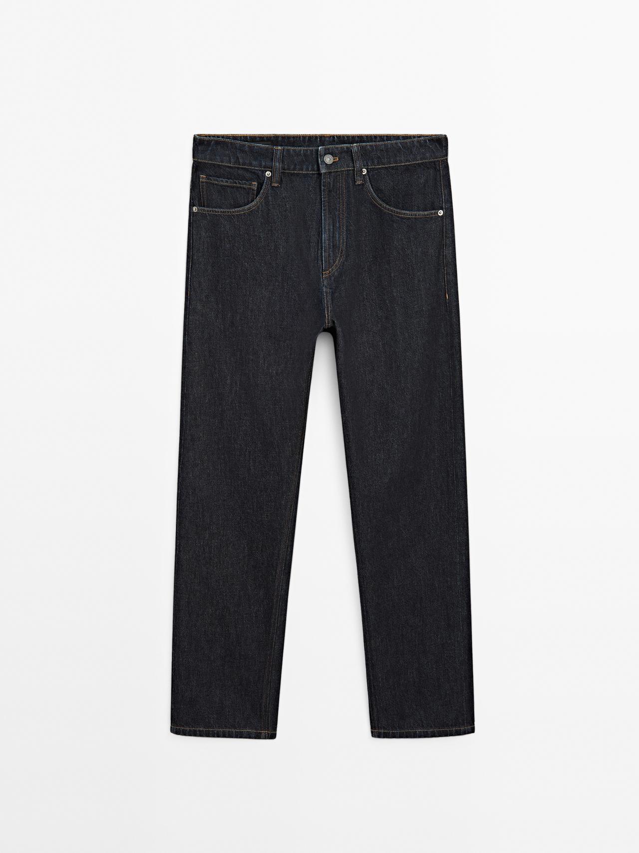 Massimo Dutti - Heren - Relax Fit Jeans - Marineblauw - 30
