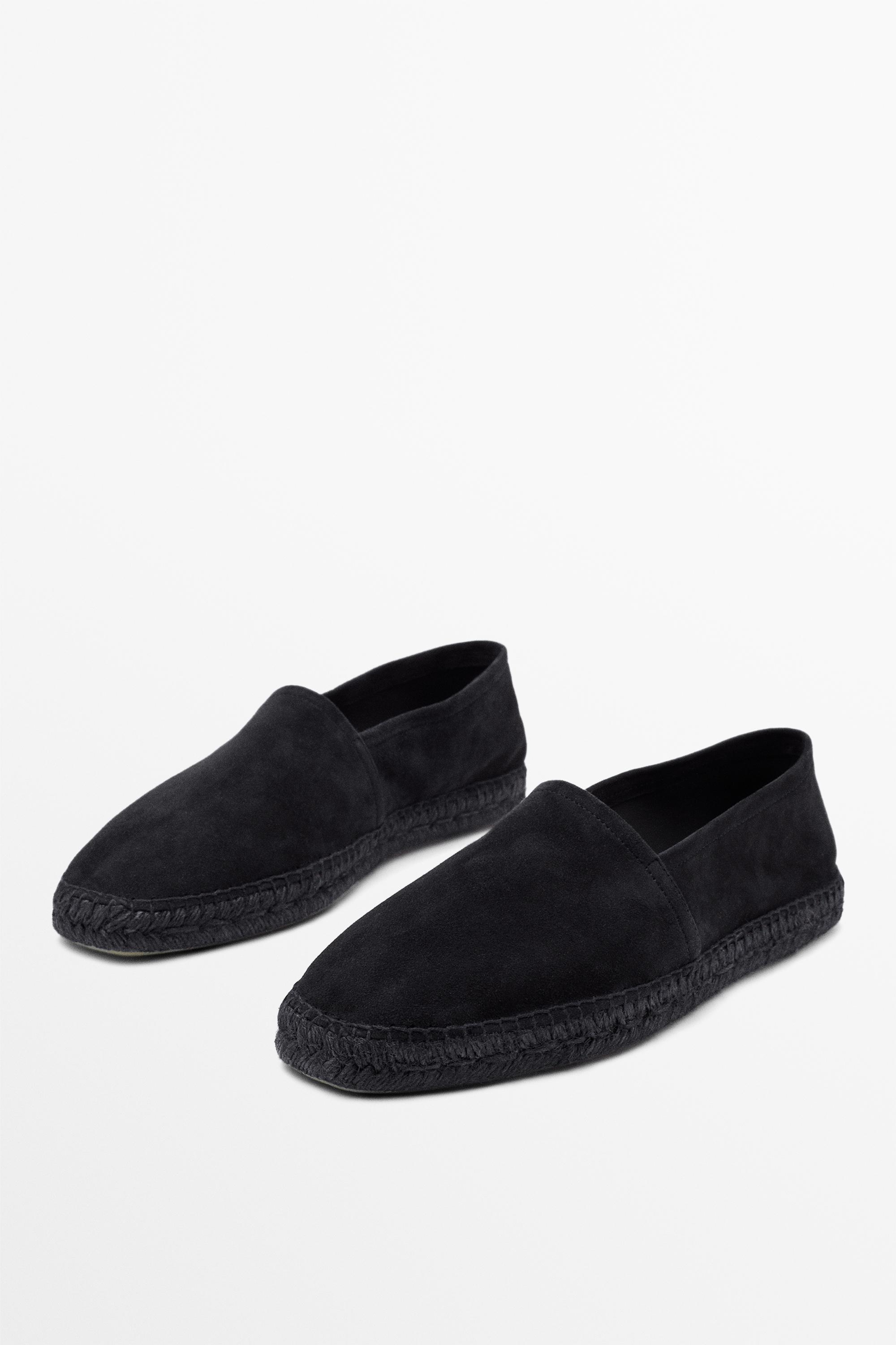 Leather espadrilles — Dark blue (alternate view)