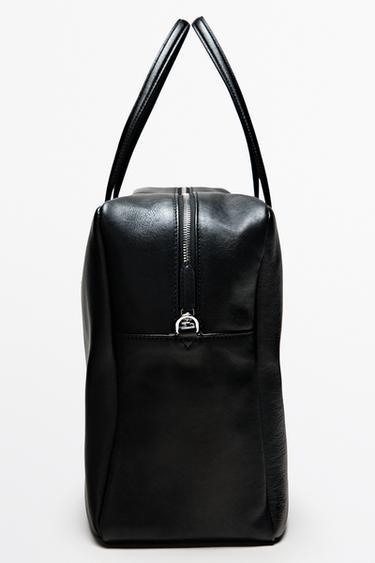 XL duffle bag in Nappa leather — BLACK 4