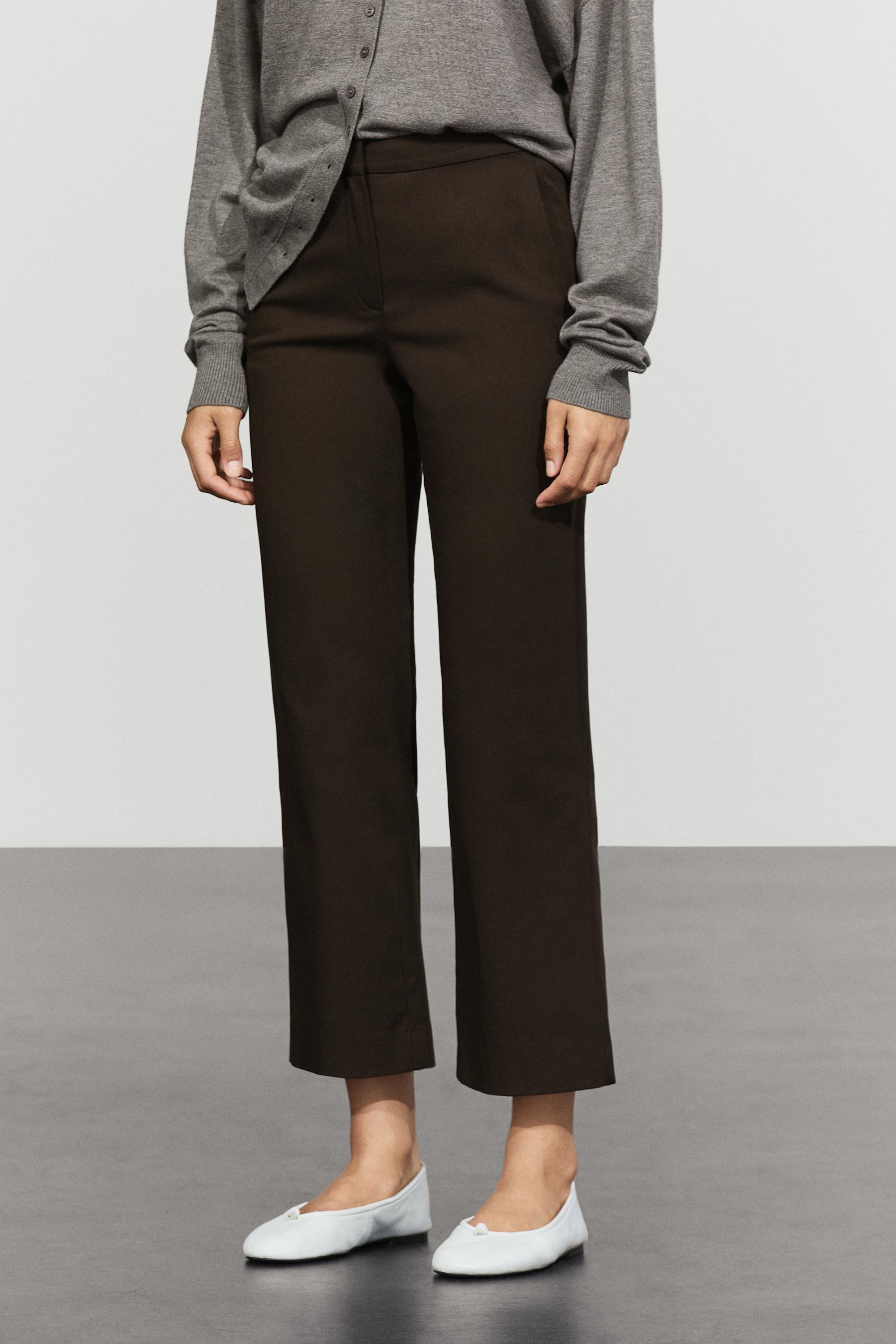 Pantaloni stretch kick flare
