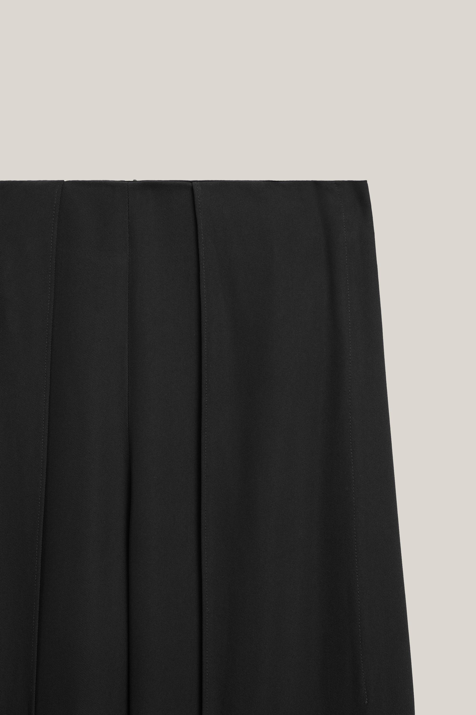 Lightweight trousers with layered detail - LIMITED EDITION — BLACK