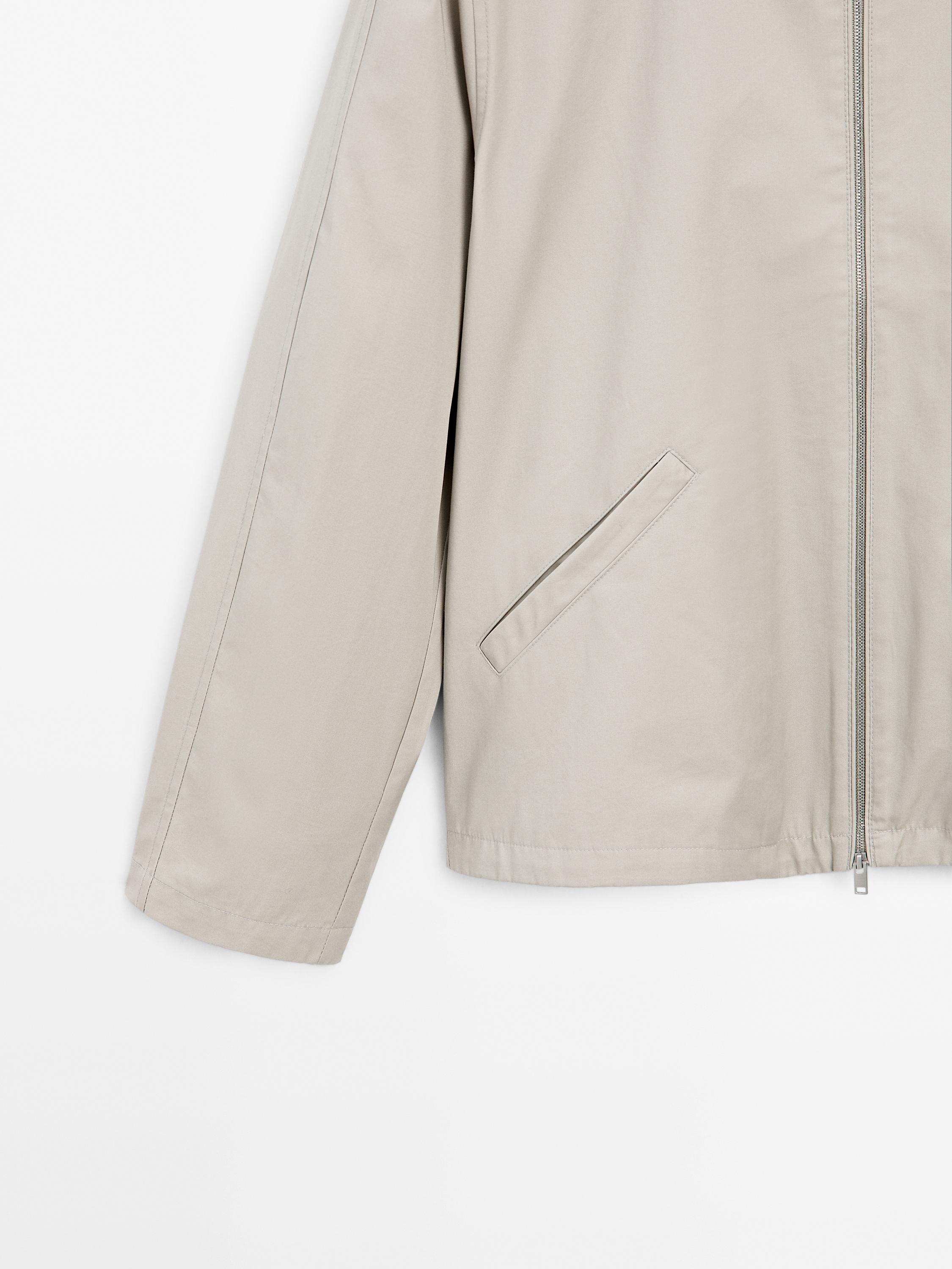Water-repellent 100% cotton jacket