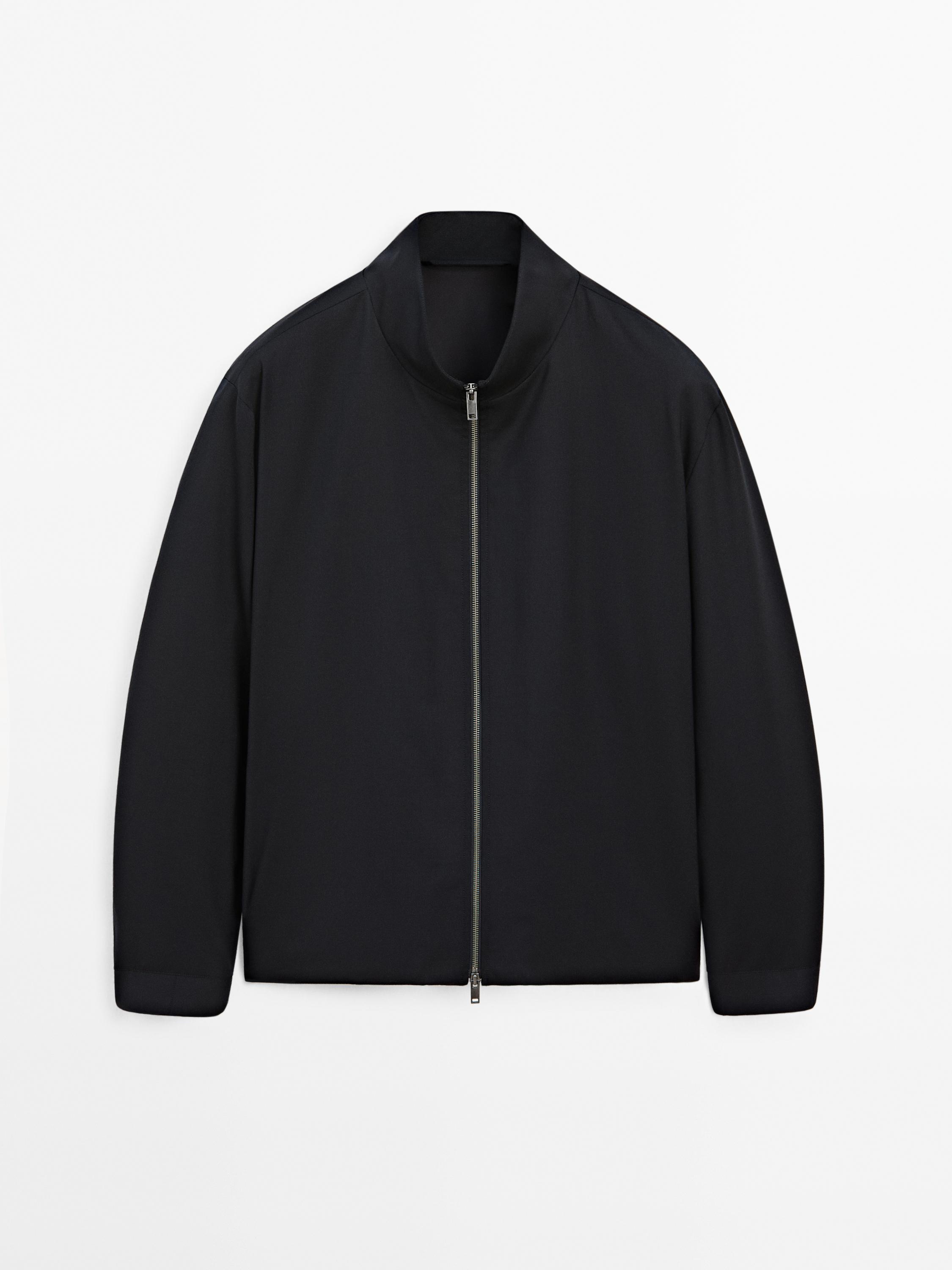 Jacke aus Wollgemisch