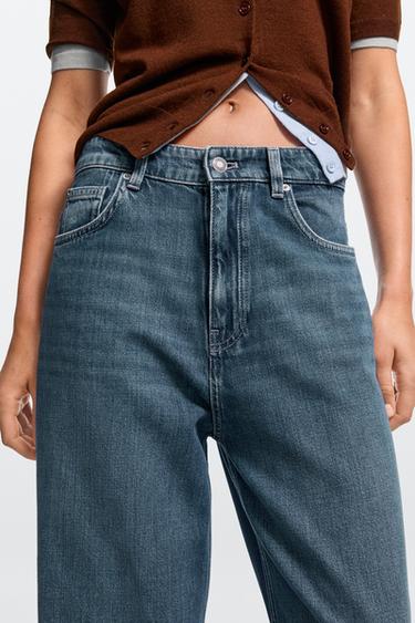 Relaxed wide-leg jeans — MEDIUM BLUE 5