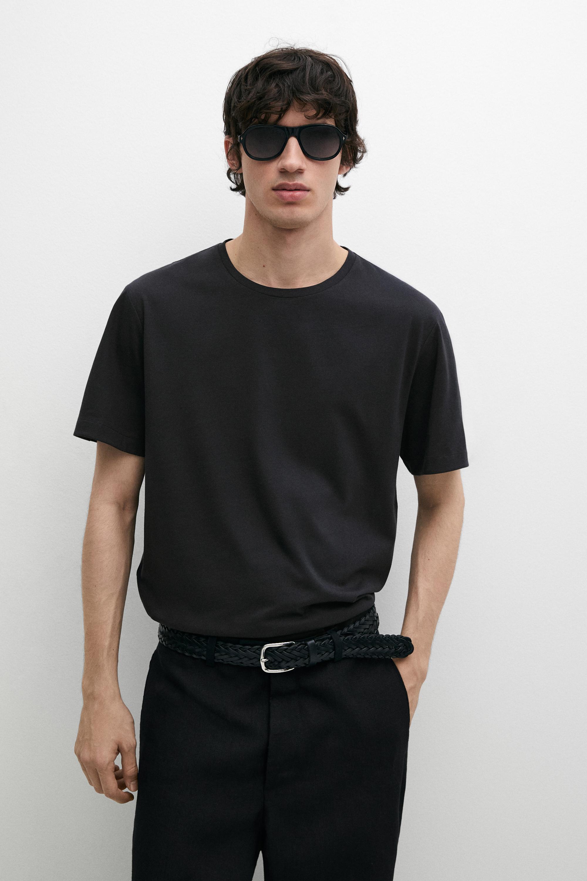 100% cotton short-sleeve T-shirt — LEAD
