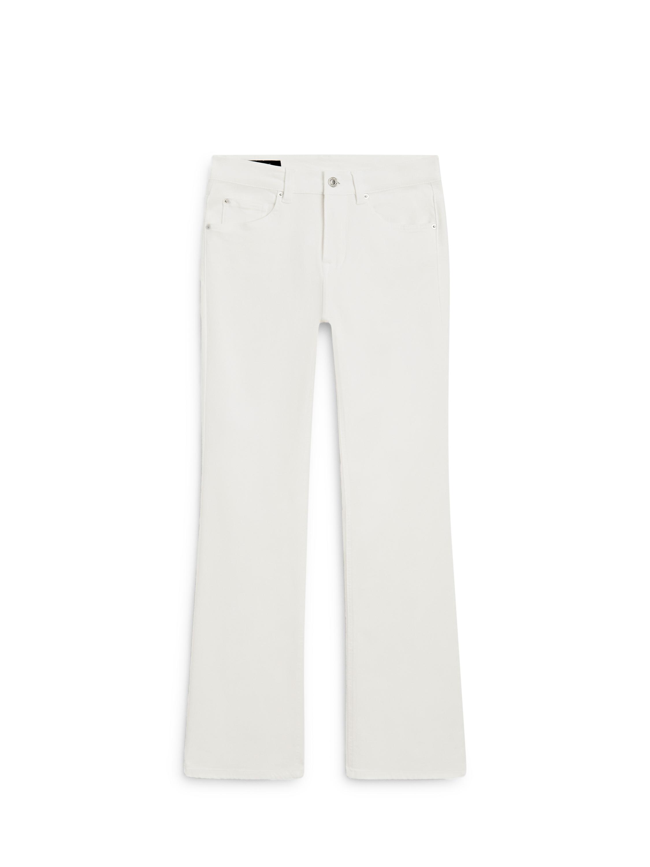 Skinny flare fit jeans — Off white
