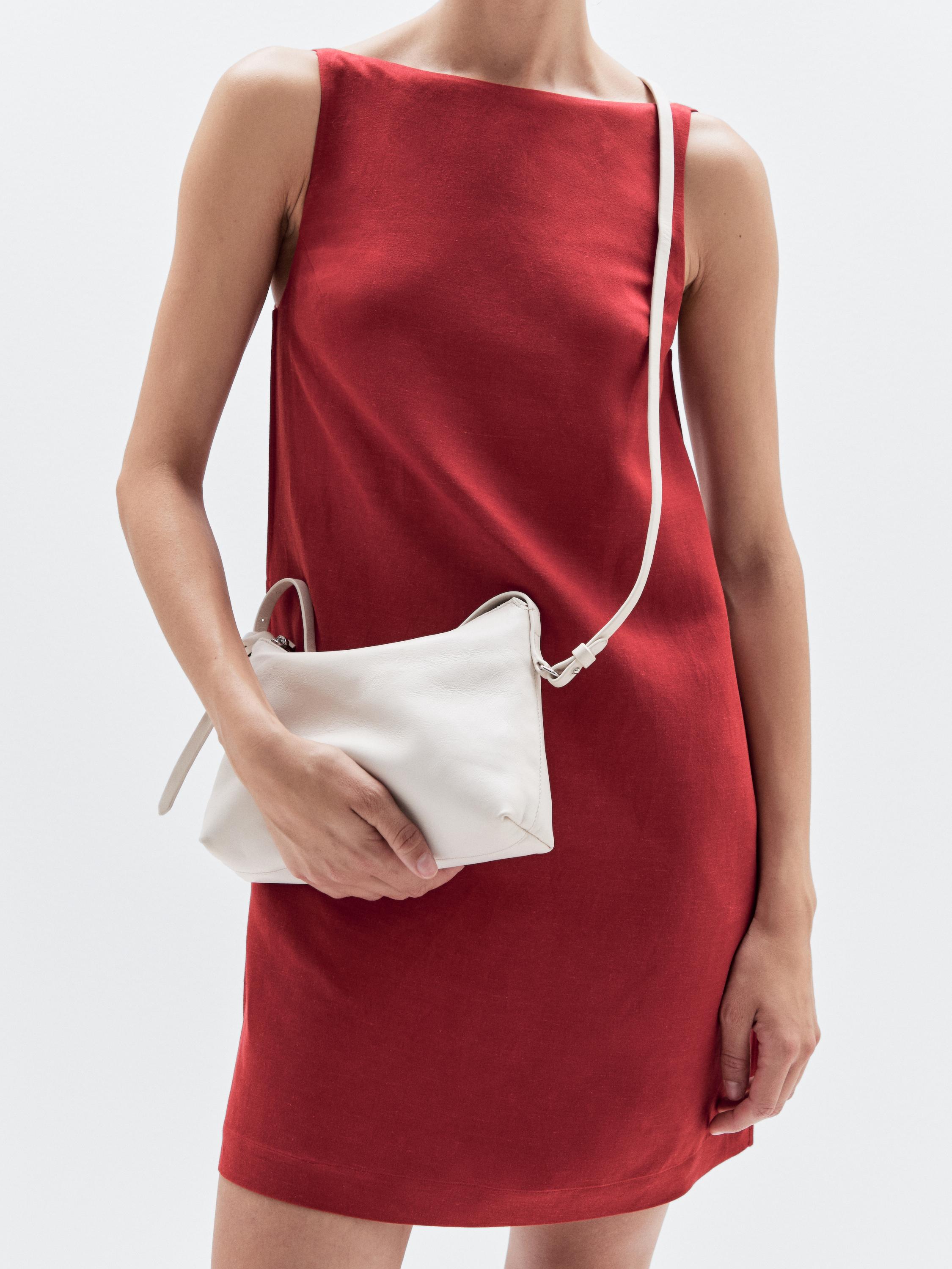 Small nappa leather bag