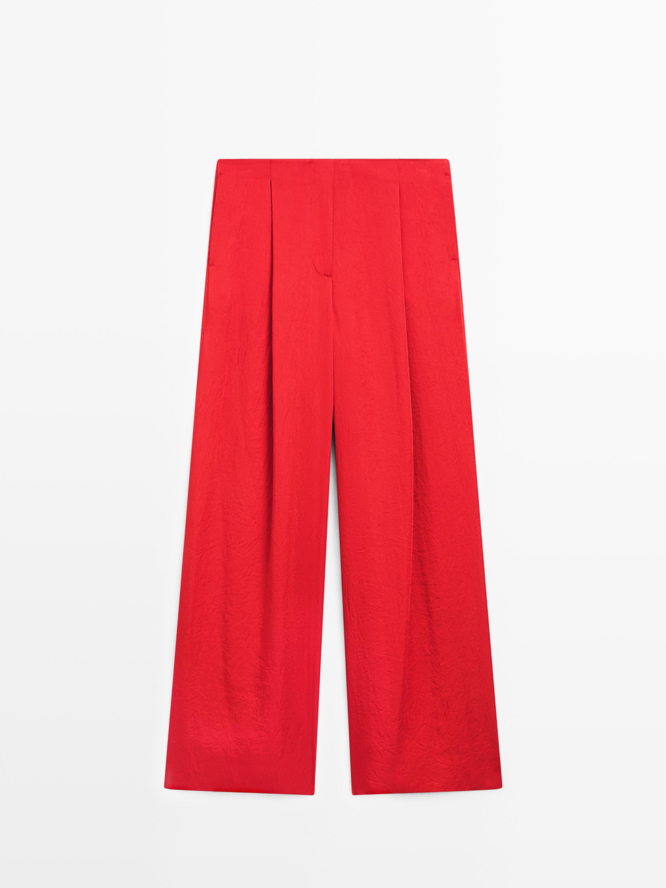 Pantalón fluido palazzo