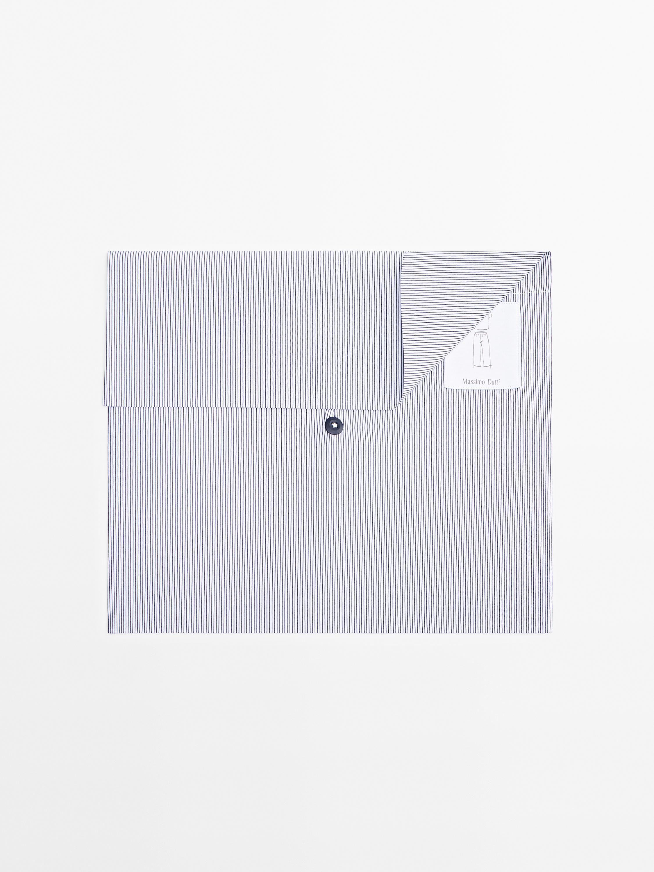 100% katoenen pyjama met strepen en T-shirt met korte mouw