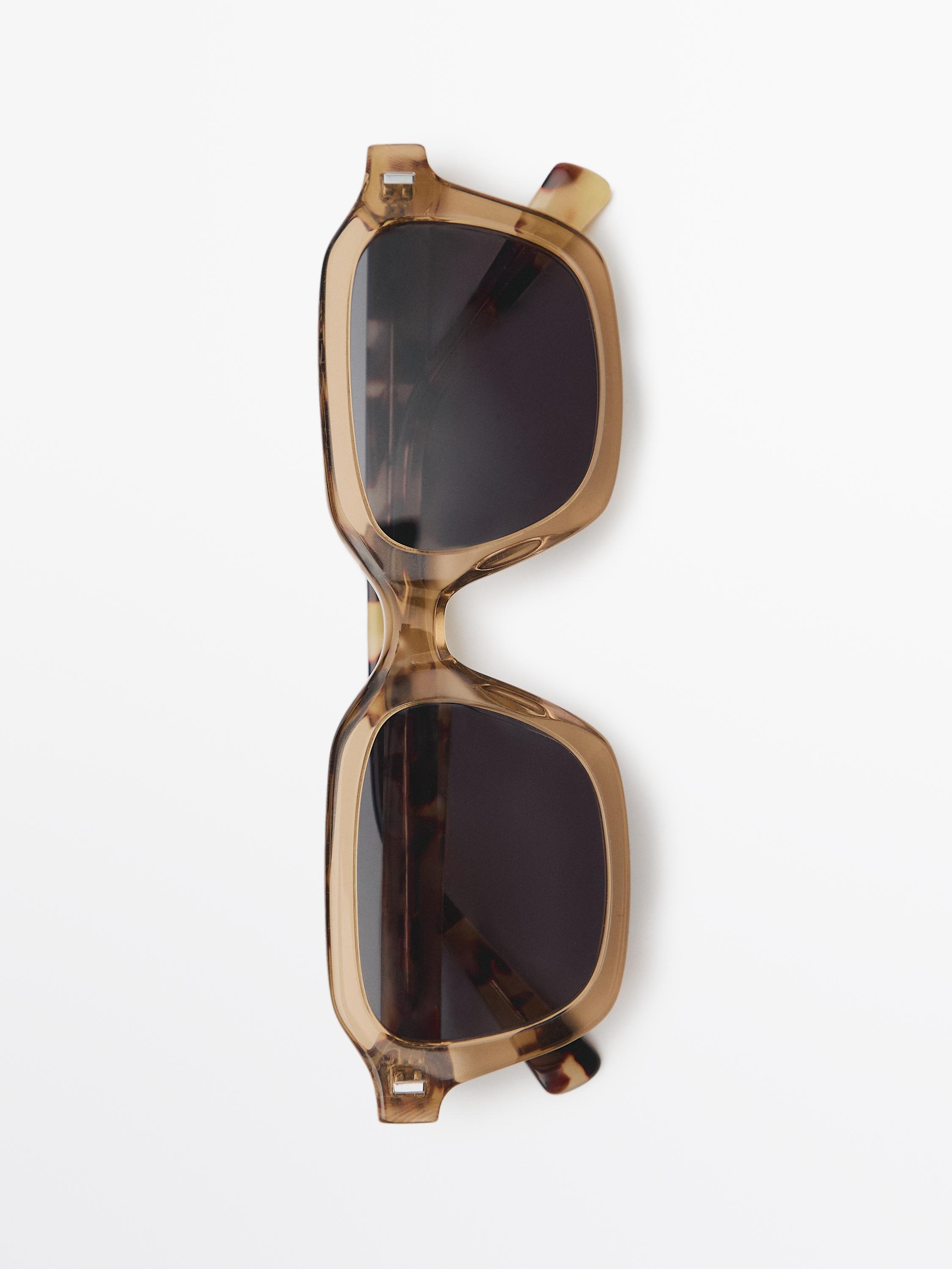 Lunettes de soleil rectangulaires