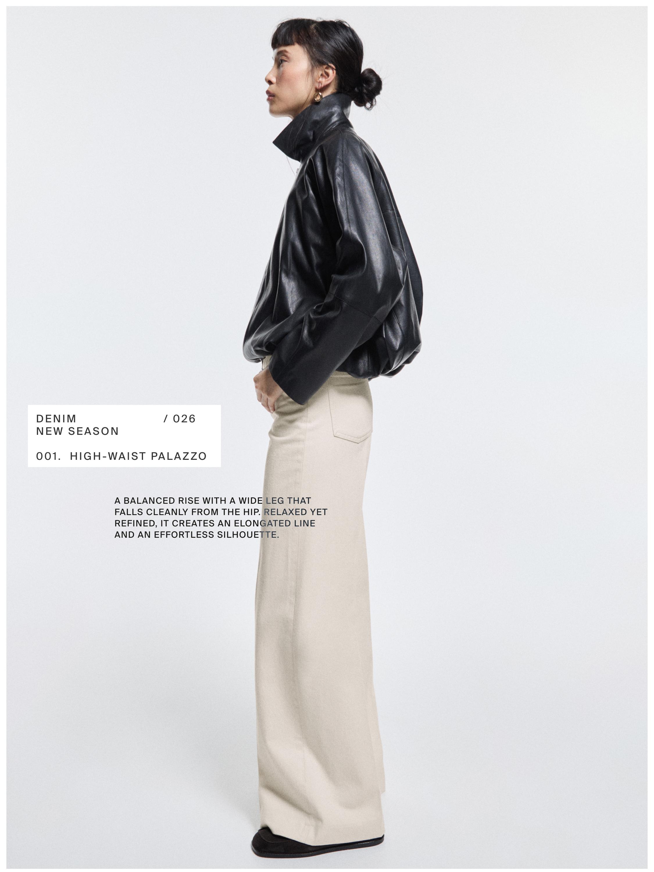 High-waist palazzo jeans — CREAM