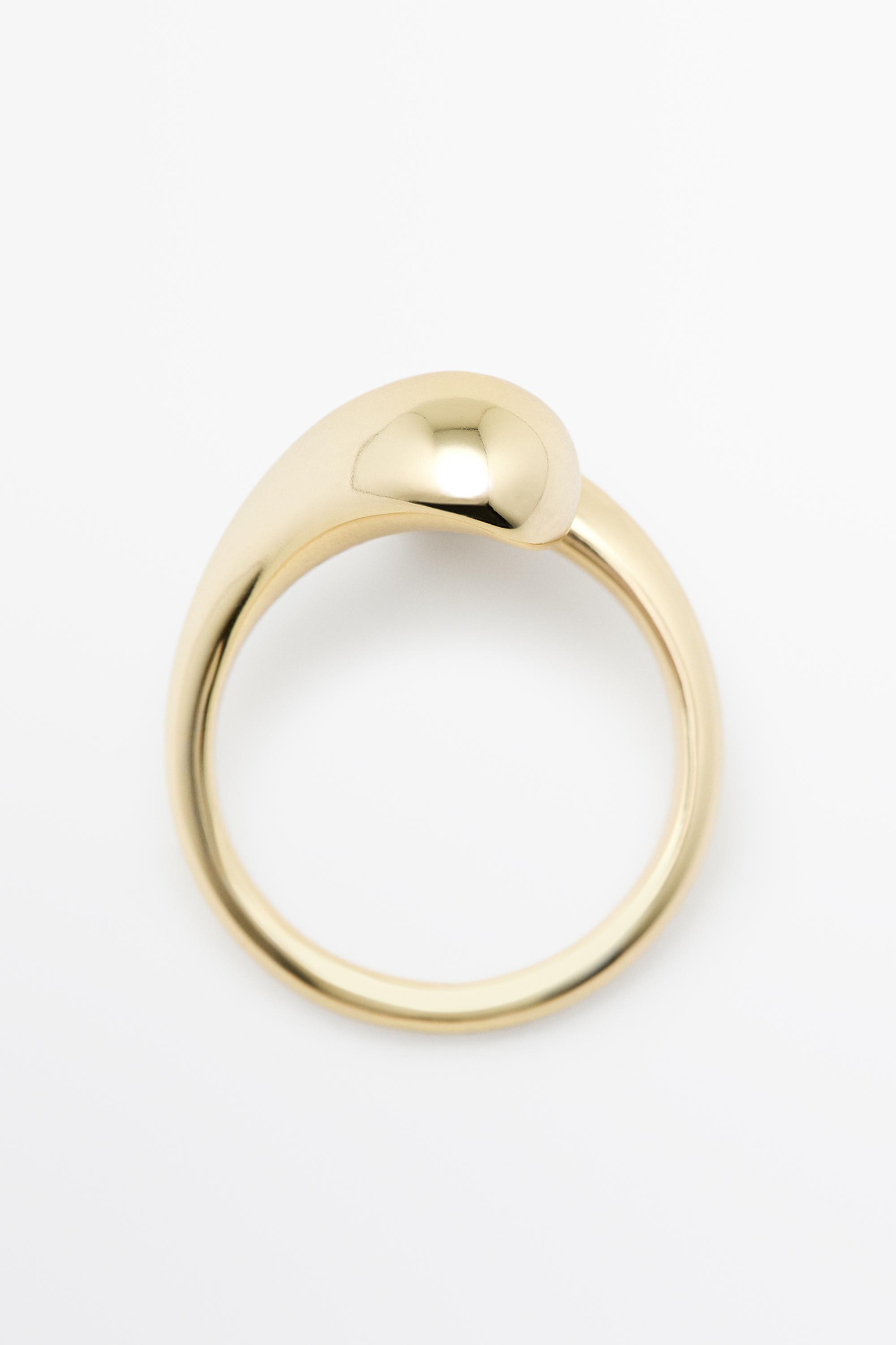 Anillo gota doble